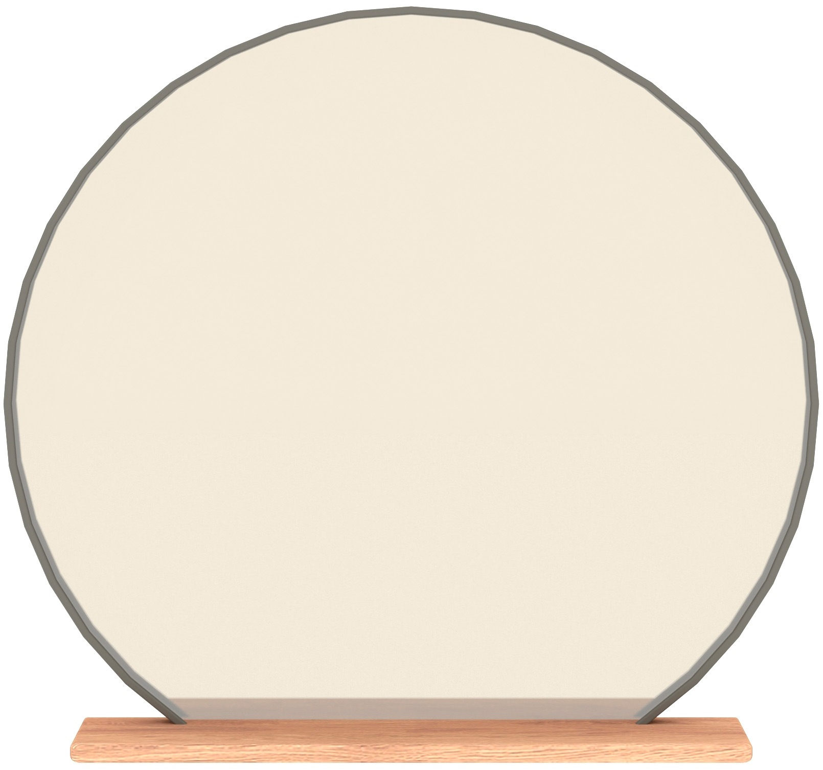 Thumbnail - Musterring Schminkspiegel "Sorrent, Wandspiegel, Spiegel rund" mit Hängespiegel in Parsolglas Bronze, Ablage in Eiche ma...