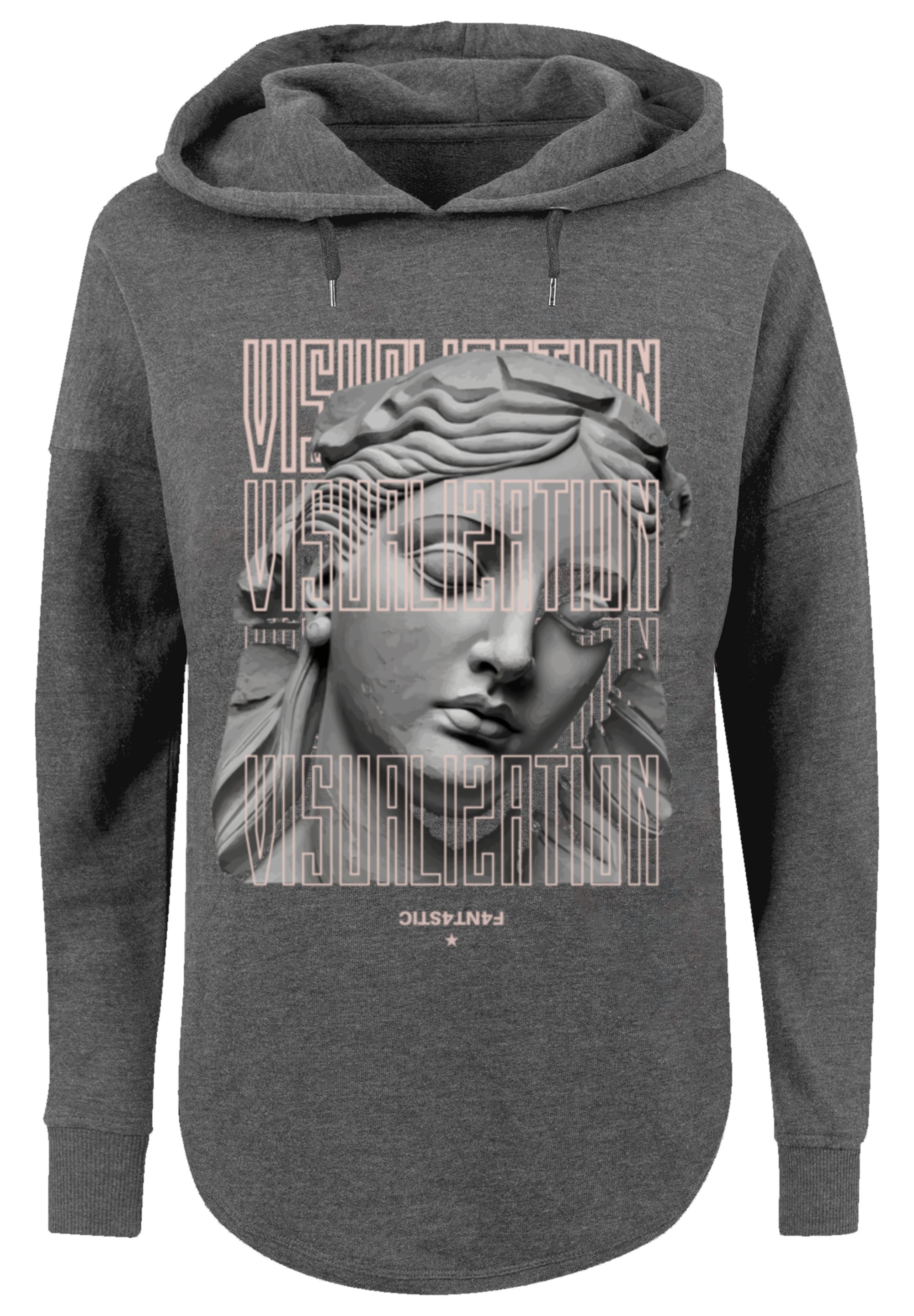 F4NT4STIC Kapuzenpullover "SCULPTURE HOODIE VISUALIZATION", Print