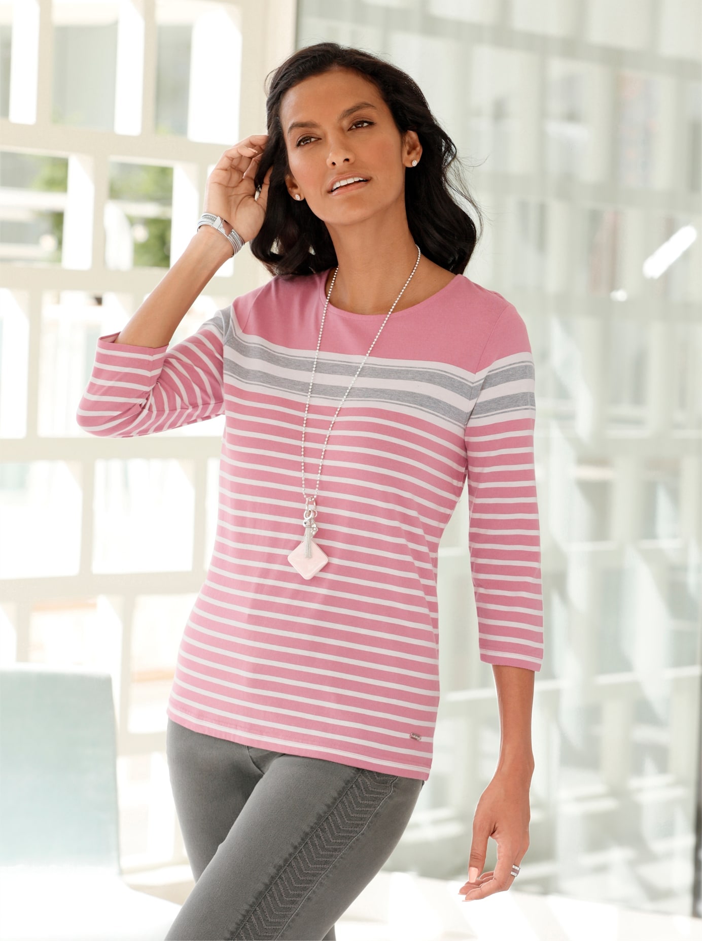 Casual Looks 3/4-Arm-Shirt "Shirt" 1 Stk. tlg. günstig online kaufen