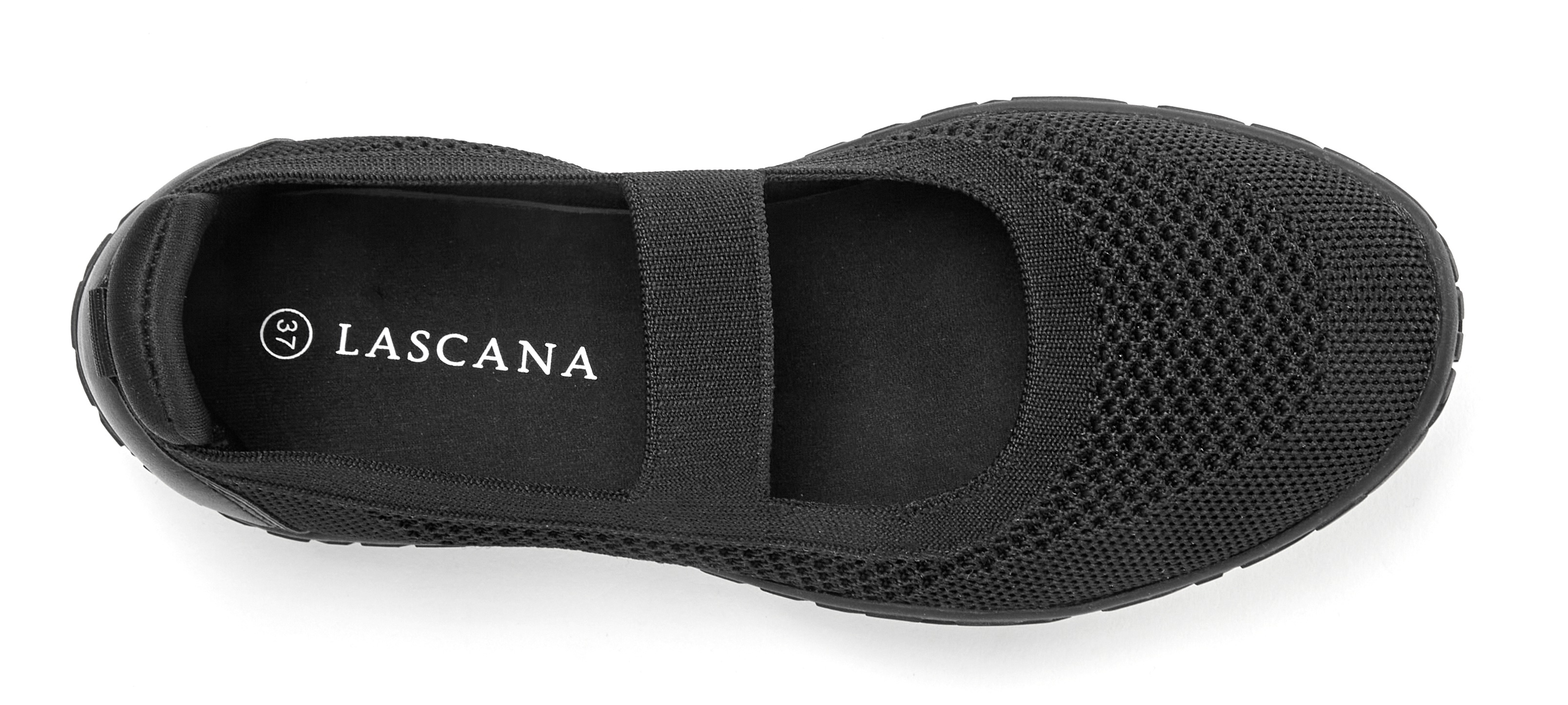 Thumbnail - LASCANA Sneaker Ballerinas, Freizeitschuh, Slipper, Halbschuh, superleicht VEGAN