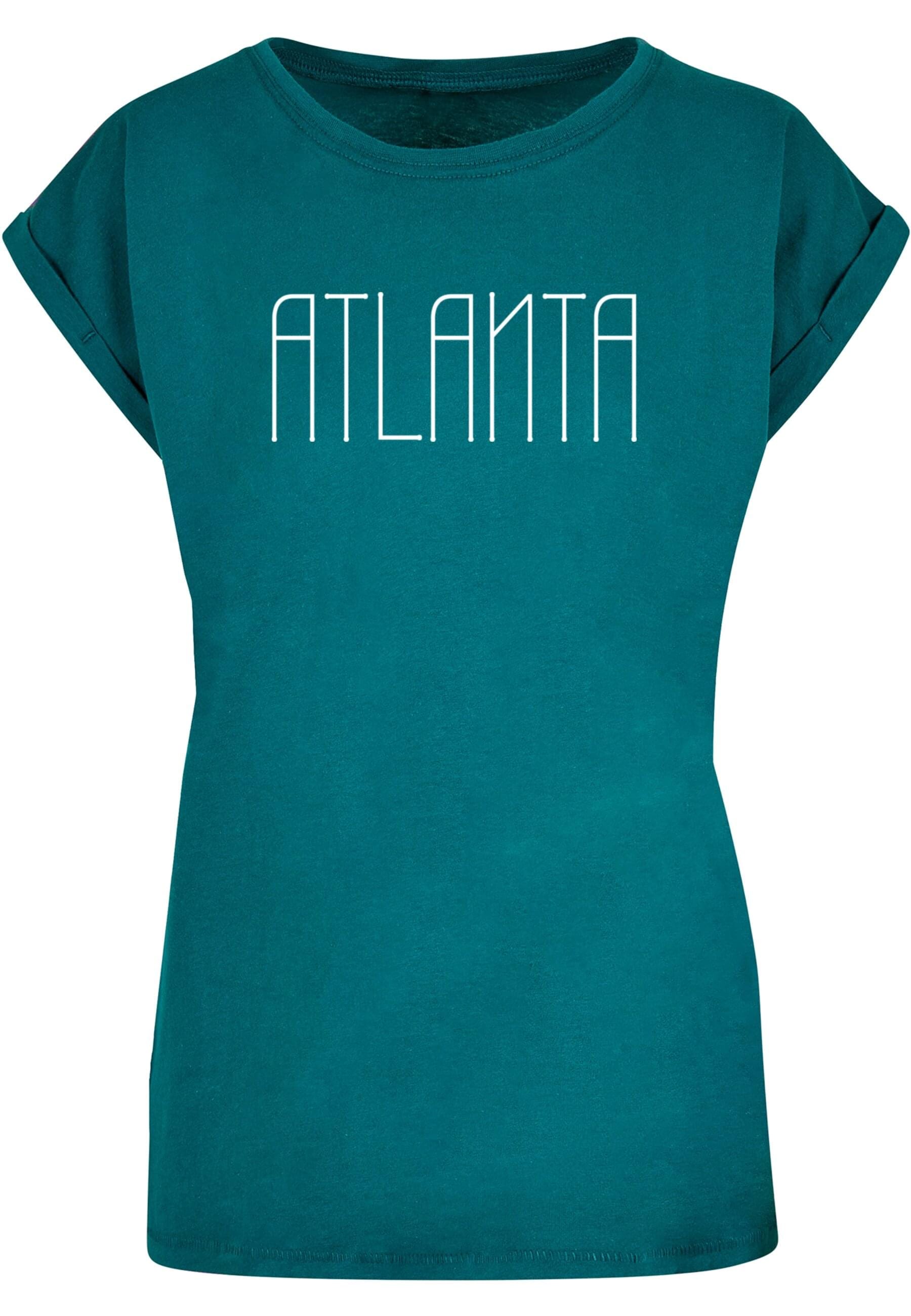 Merchcode T-Shirt "Merchcode Damen Ladies Atlanta X Extended Shoulder Tee" günstig online kaufen