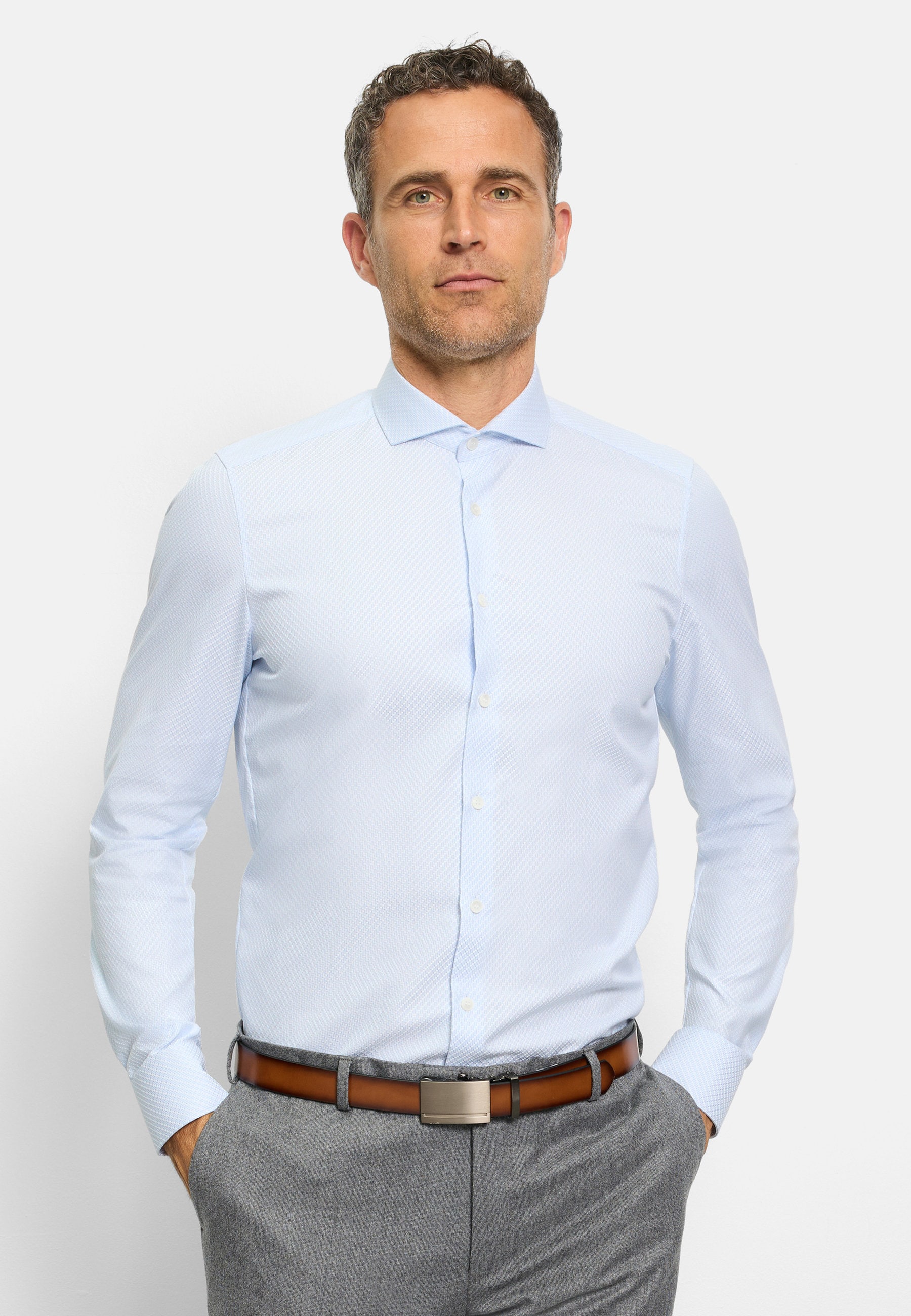 OLYMP Businesshemd "OLYMP Level Five, body fit, Haifisch" günstig online kaufen