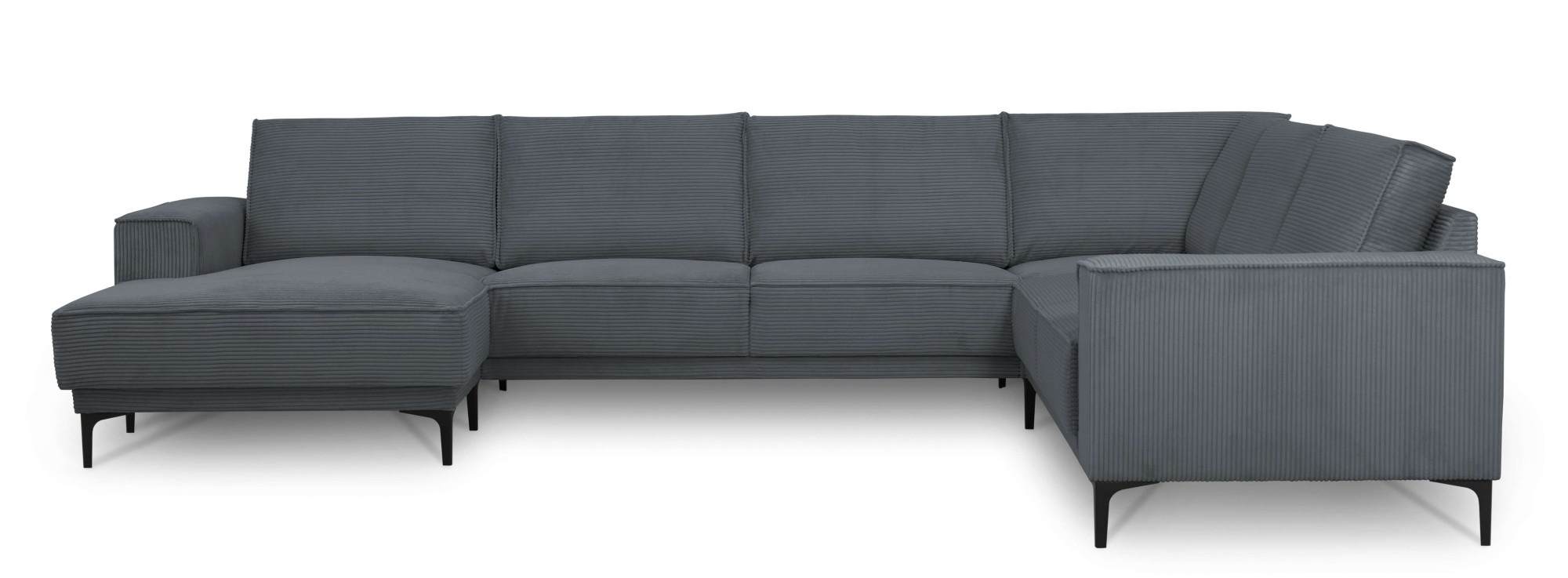 PLACES OF STYLE Wohnlandschaft "XXL Sofa Oland, Struktur, Flachgewebe, Luxu günstig online kaufen