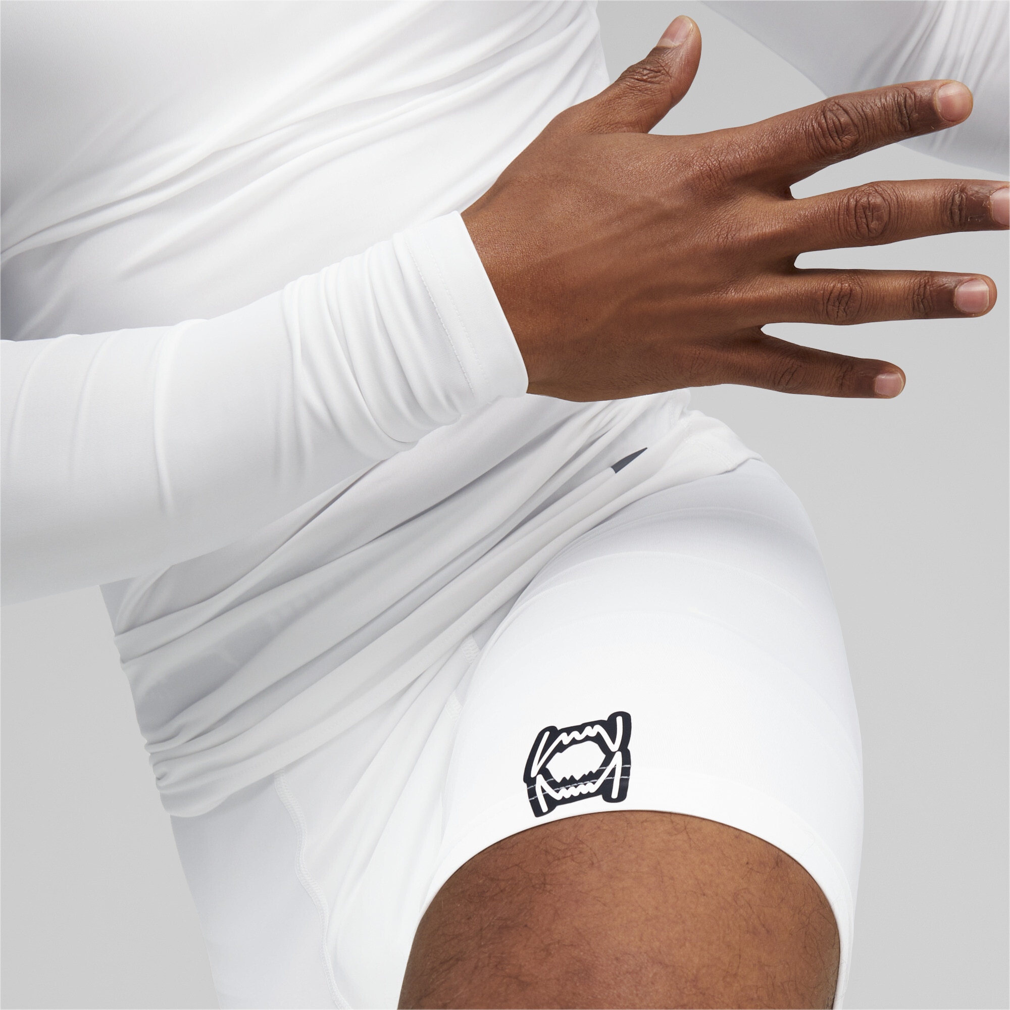 PUMA Leggings »Hoops Team Basketballshorts Herren«