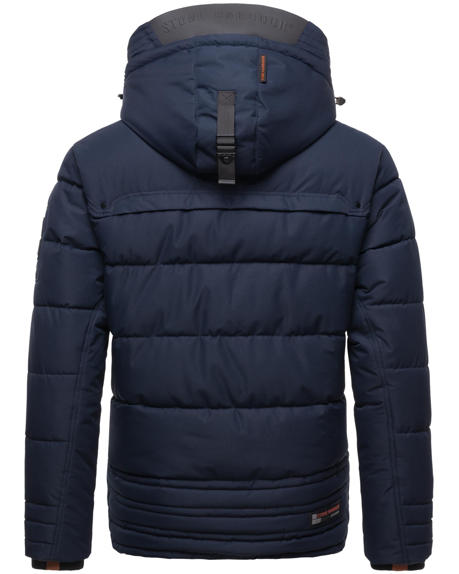 Stone Harbour Steppjacke »Witas«, mit Kapuze, gesteppte Herren Winterjacke mit abnehmbarer Kapuze
