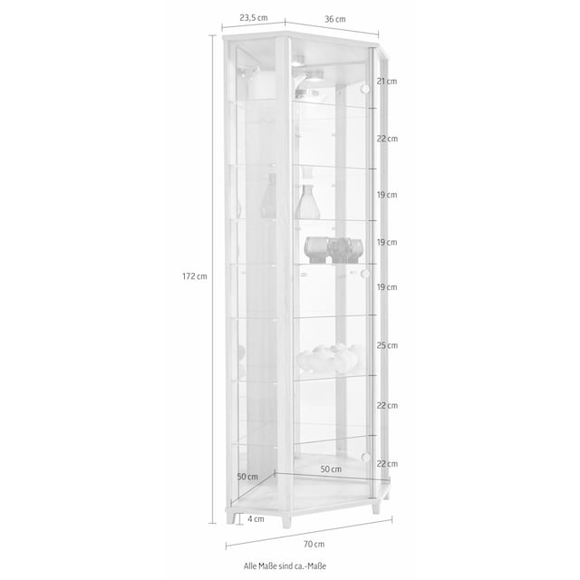 fif möbel Eckvitrine | BAUR