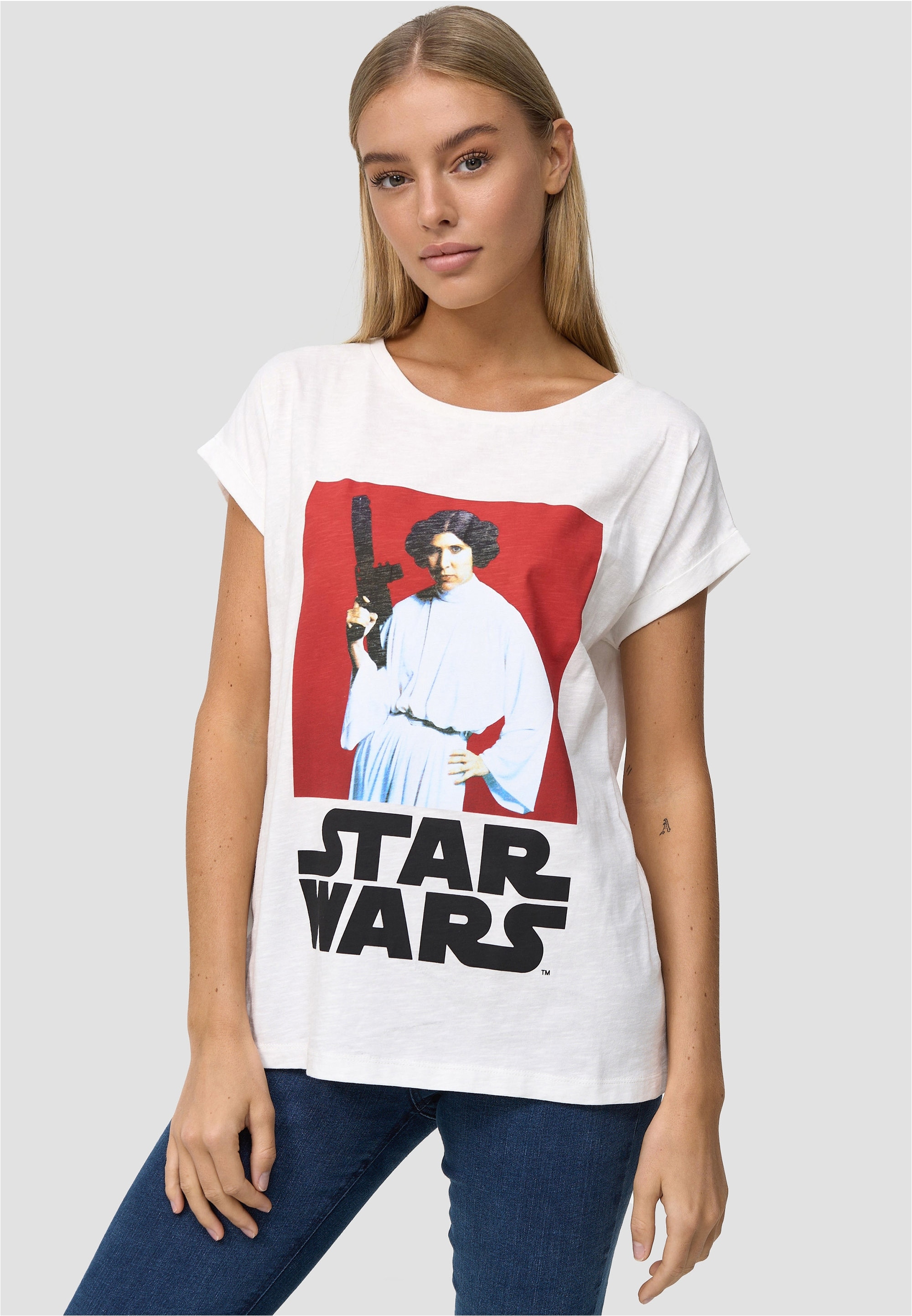 Recovered T-Shirt "Star Wars Princess Leia", im zeitlosen Design günstig online kaufen