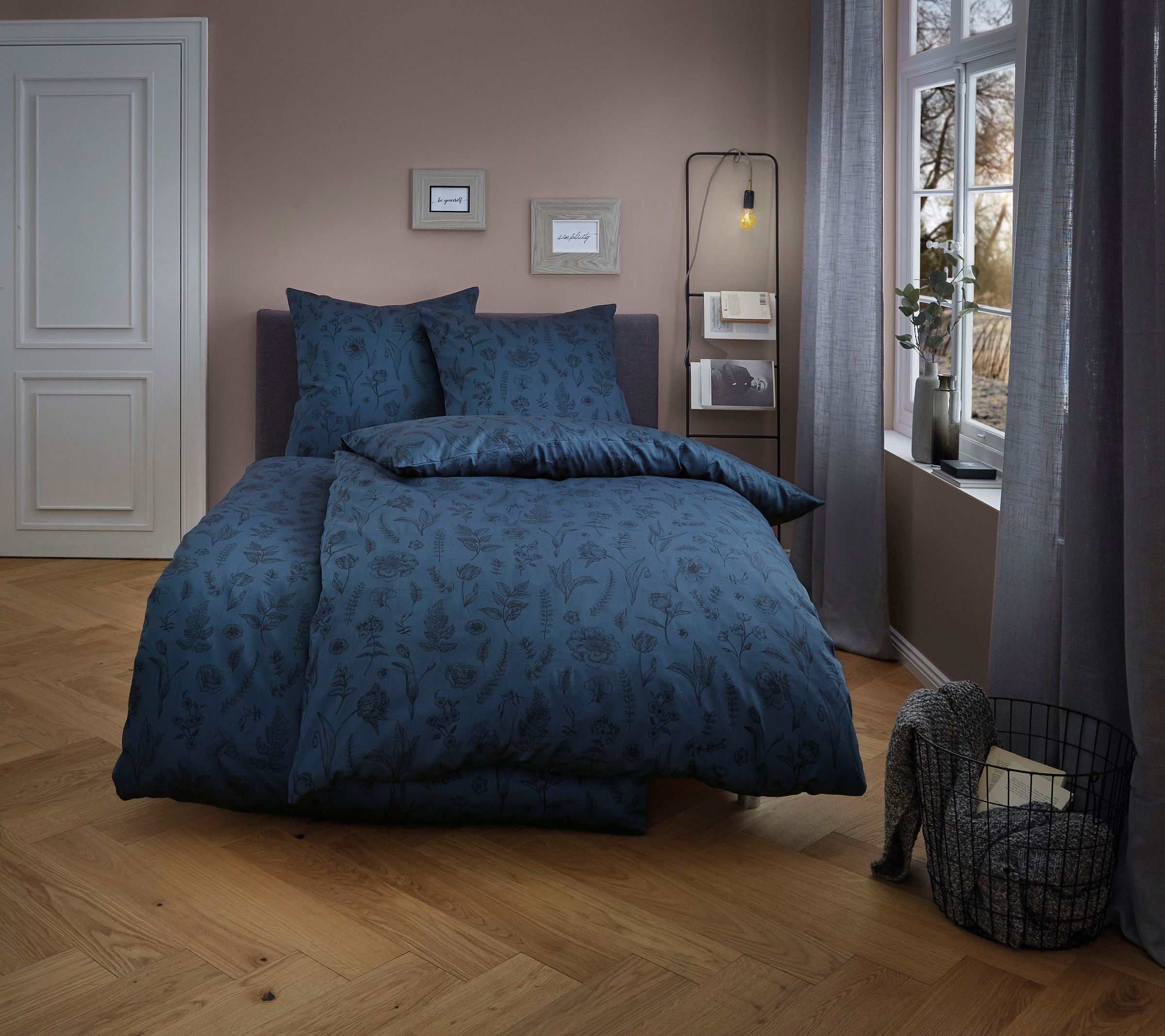 Kleine Wolke Bettwäsche "Lisse" 2 Stk. tlg. mit feinen Blumenmotiven günstig online kaufen