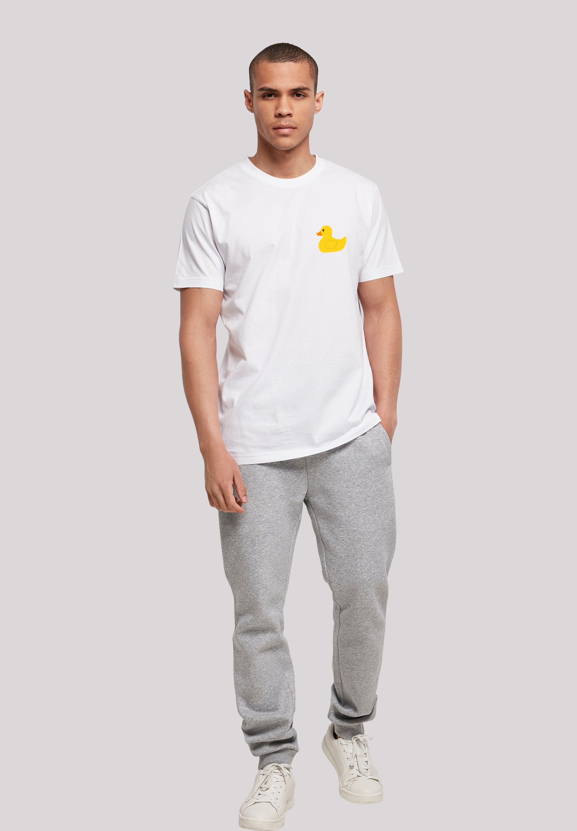 F4NT4STIC T-Shirt »Yellow Rubber Duck TEE UNISEX«, Print