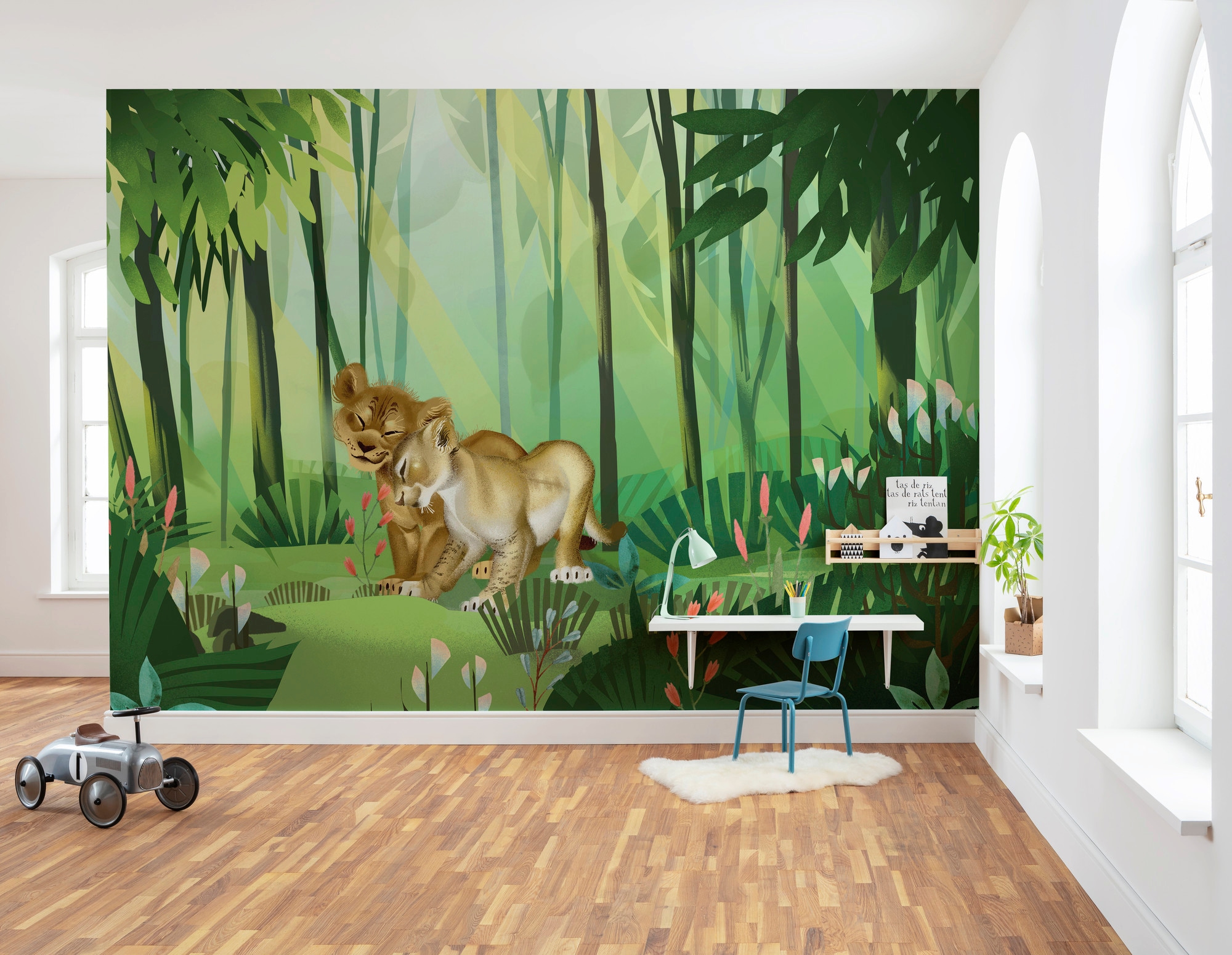 Komar Vliestapete »Lion King Love«, 400x280 cm (Breite x Höhe) online  bestellen | BAUR