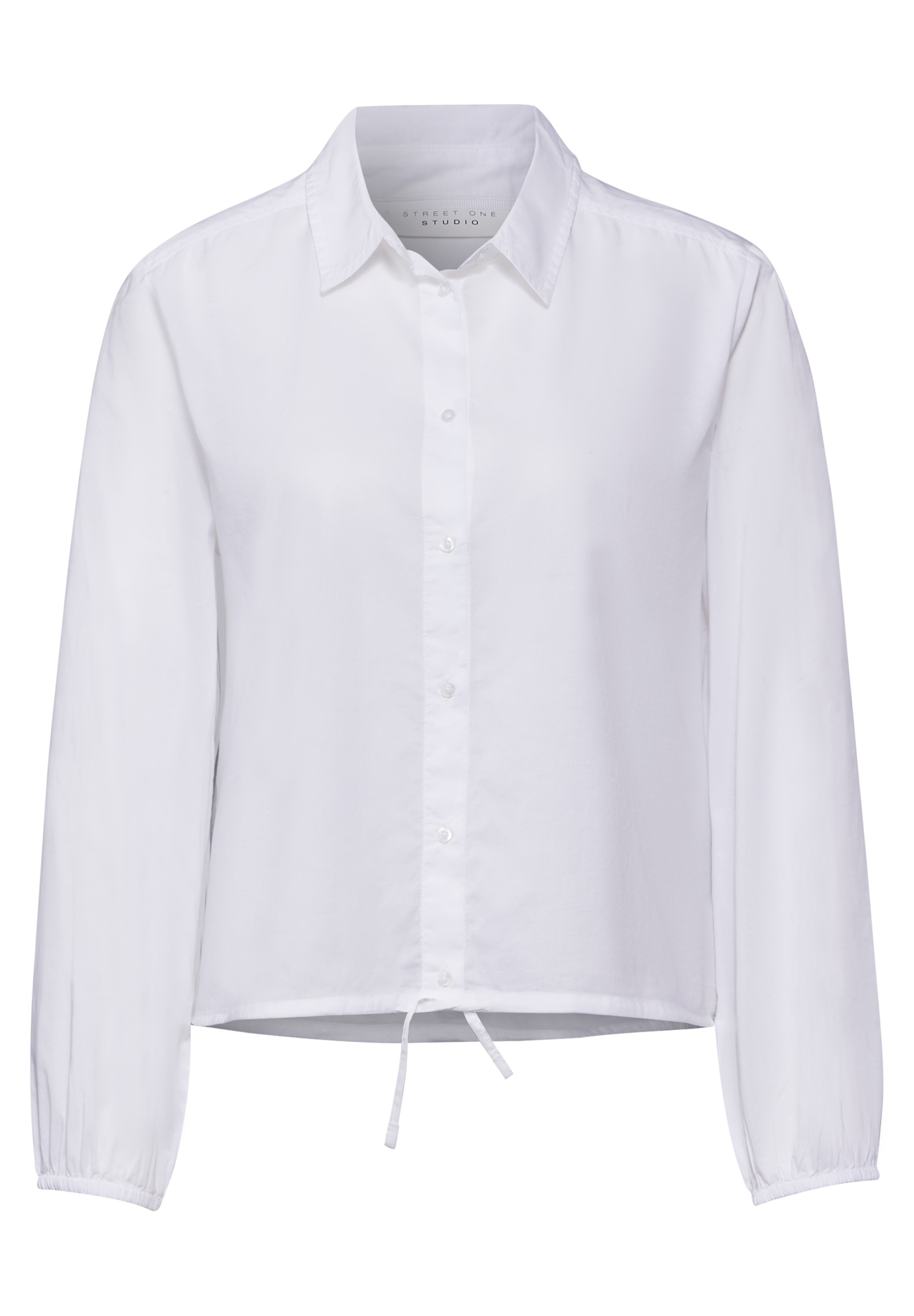 STREET ONE STUDIO Hemdbluse, aus reiner Baumwolle