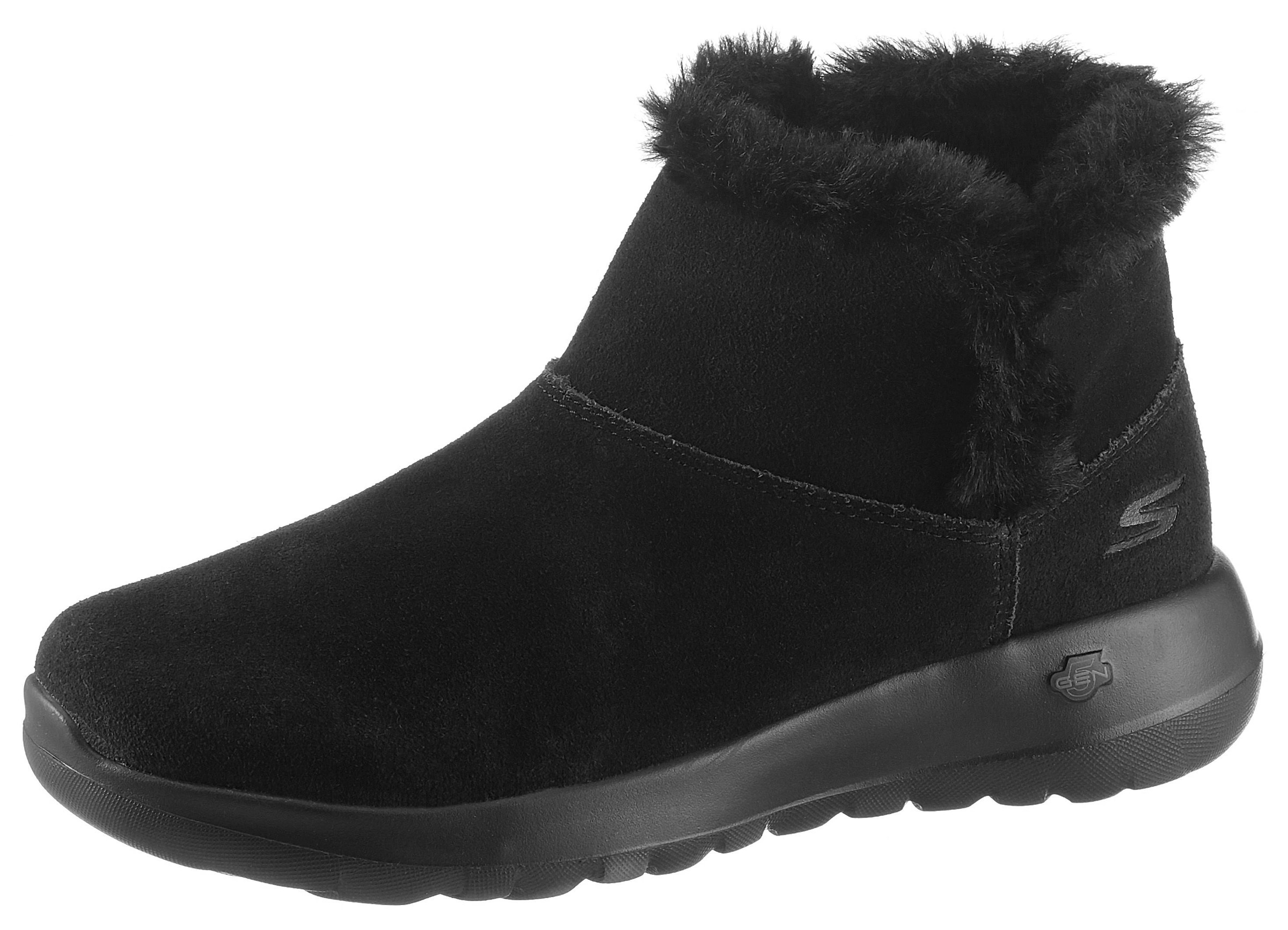 Winterboots »On the Go Joy - Bundle Up«, mit Fellimitat-Besatz