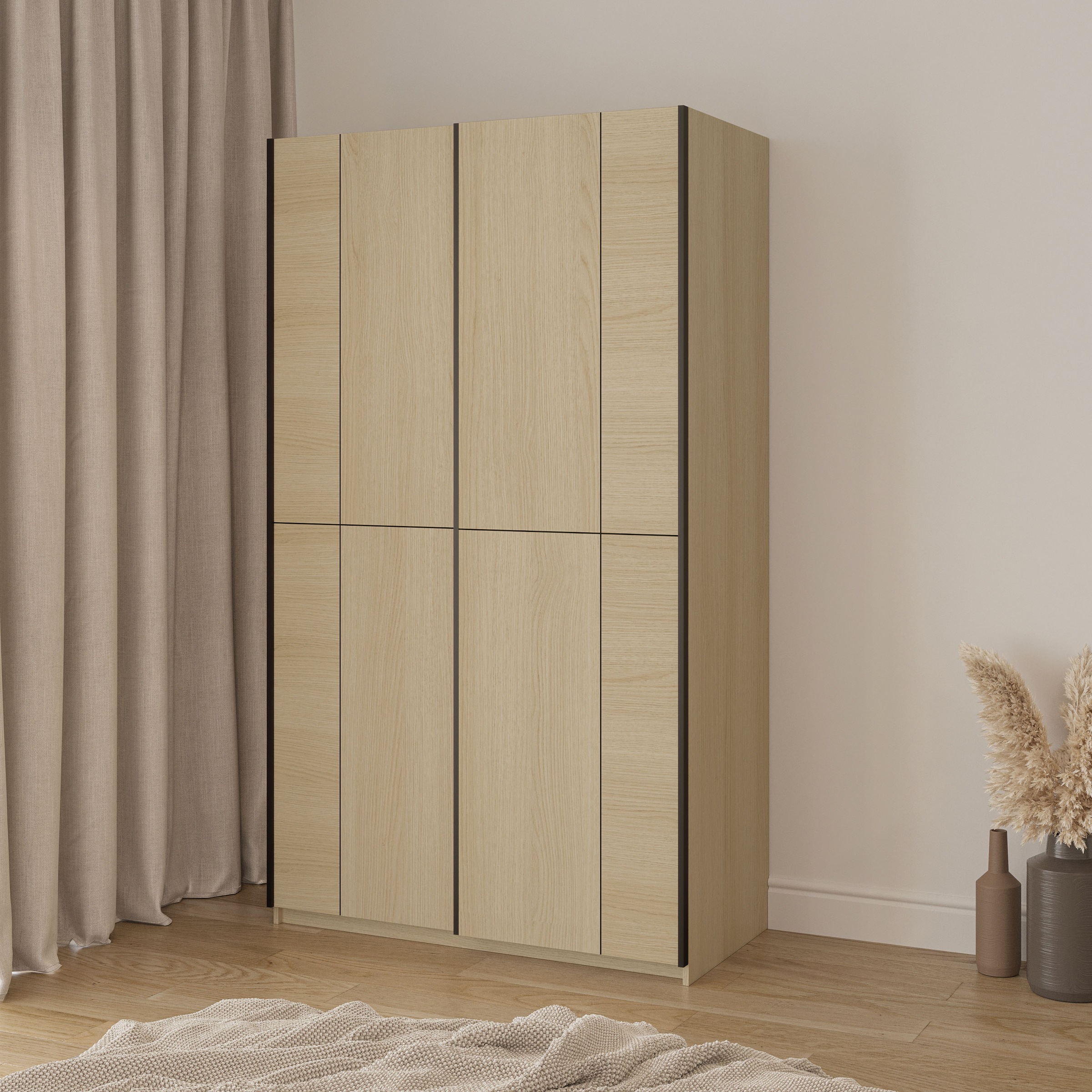Home affaire Schiebetürenschrank "Cube Garderobenschrank incl.kompletter In günstig online kaufen