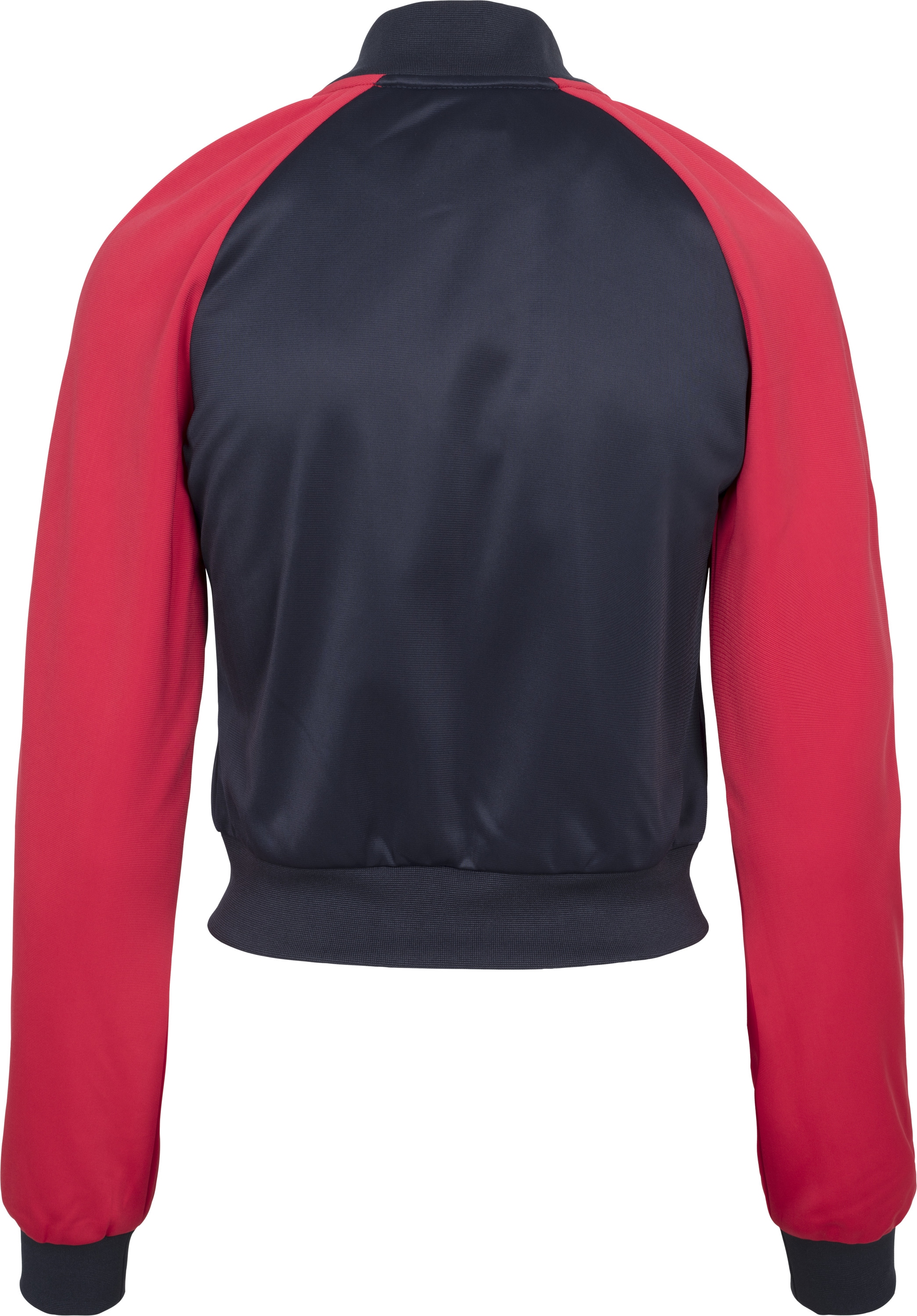 URBAN CLASSICS Allwetterjacke »Urban Classics Damen Ladies Short Raglan Track Jacket«, (1 St.), ohne Kapuze
