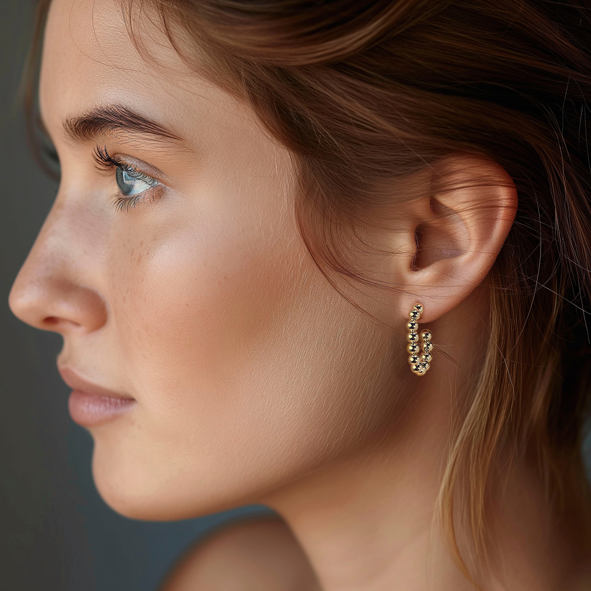 Firetti Paar Creolen »Schmuck Geschenk Edelstahl Ohrschmuck Ohrringe Bubble«