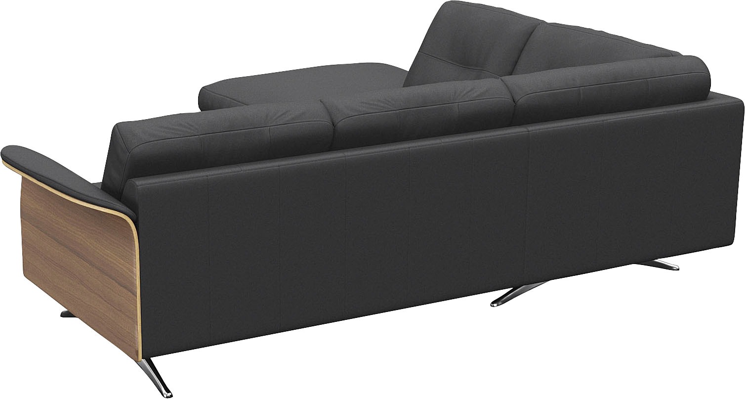 FLEXLUX Ecksofa »Glow, super bequem durch hochwertigem Sitzaufbau mit Federkern, L-Form«, Modernes skandinavisches Design