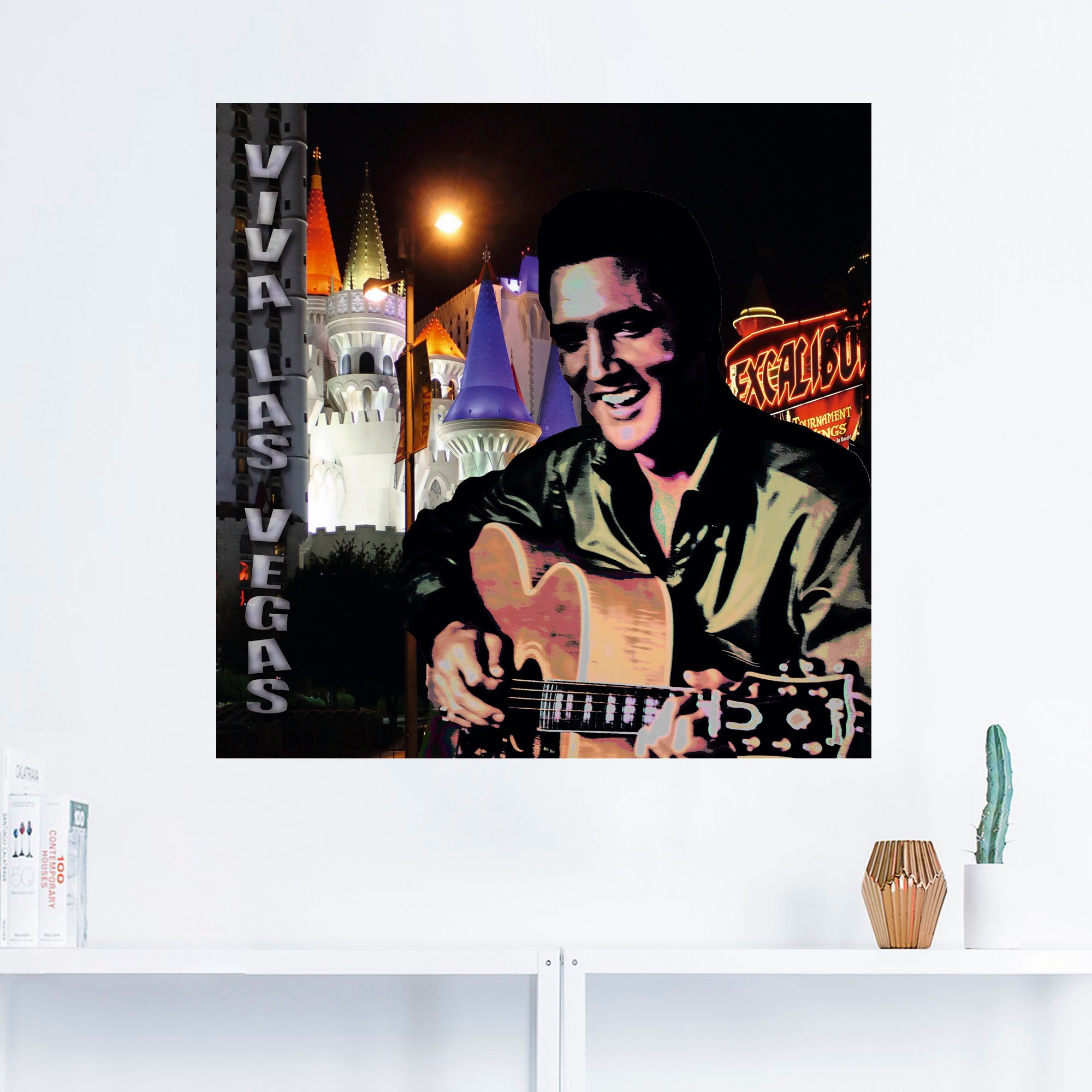 Artland Wandbild »Legends - Elvis II«, (1 St.), als Alubild, Leinwandbild, Wandaufkleber oder Poster in versch. Größen