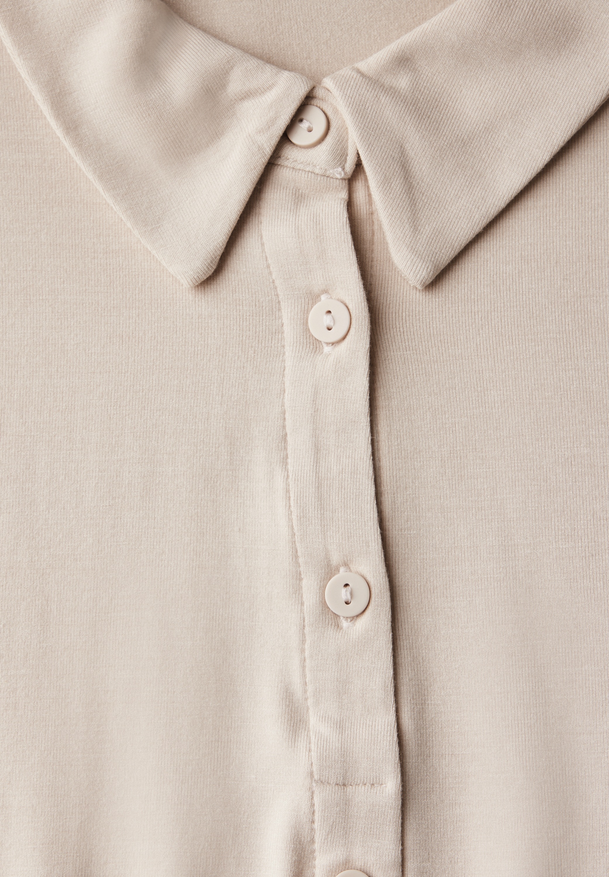 STREET ONE Poloshirt, mit 3/4 Ärmeln