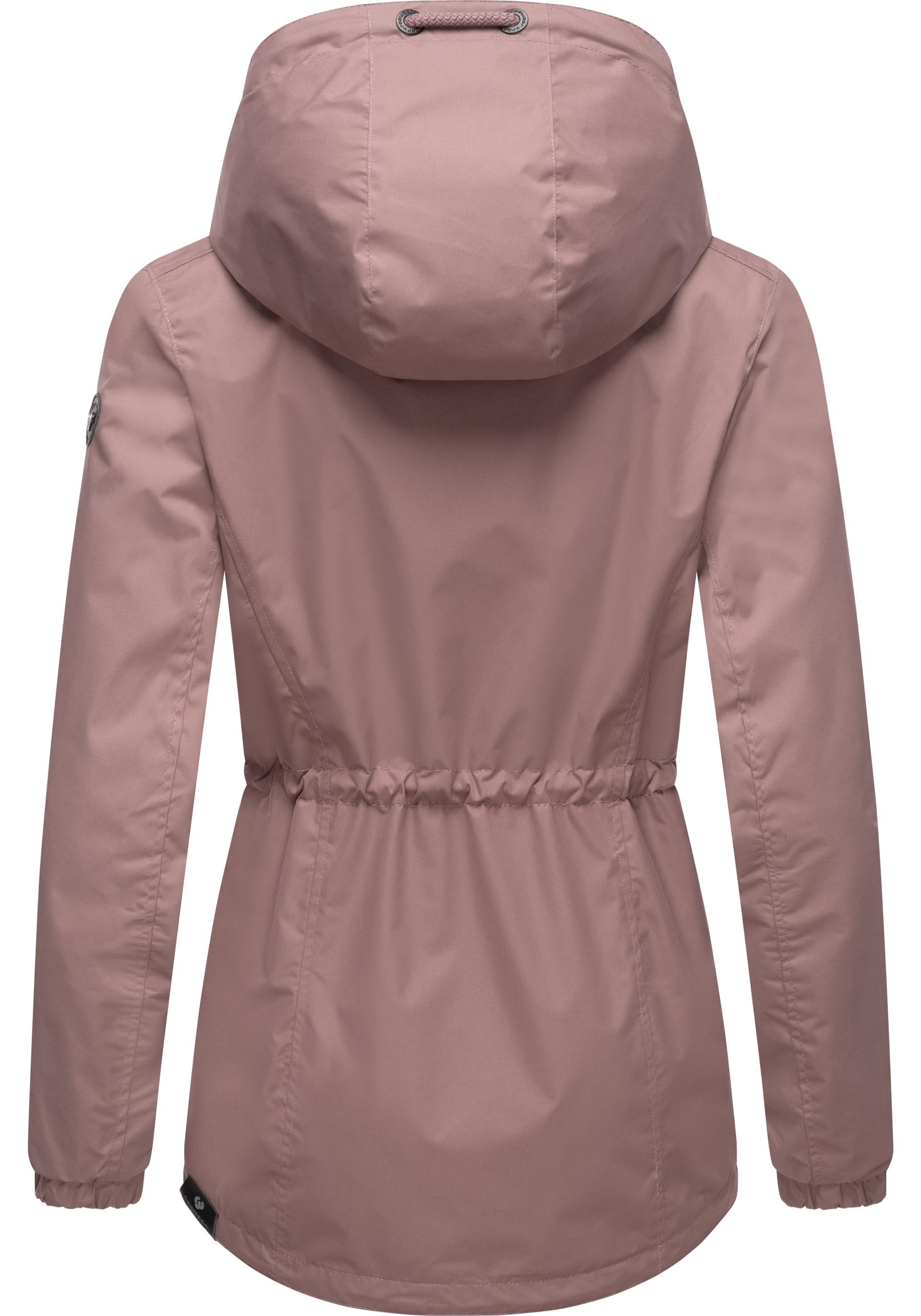 Ragwear Outdoorjacke »Danka«, mit Kapuze, Wasserdichte Übergangsjacke mit großer Kapuze