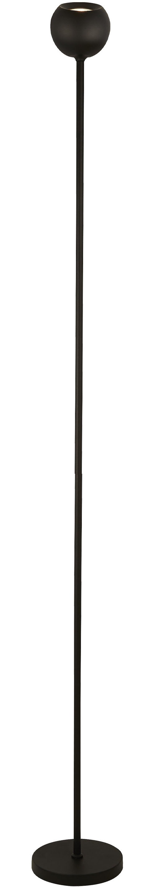 SEARCHLIGHT Stehlampe "Eindhover Stehleuchte - Schwarzes Metall", H: 180cm, 1 Stk., schwarz, Wohnzimmer, Leuchten