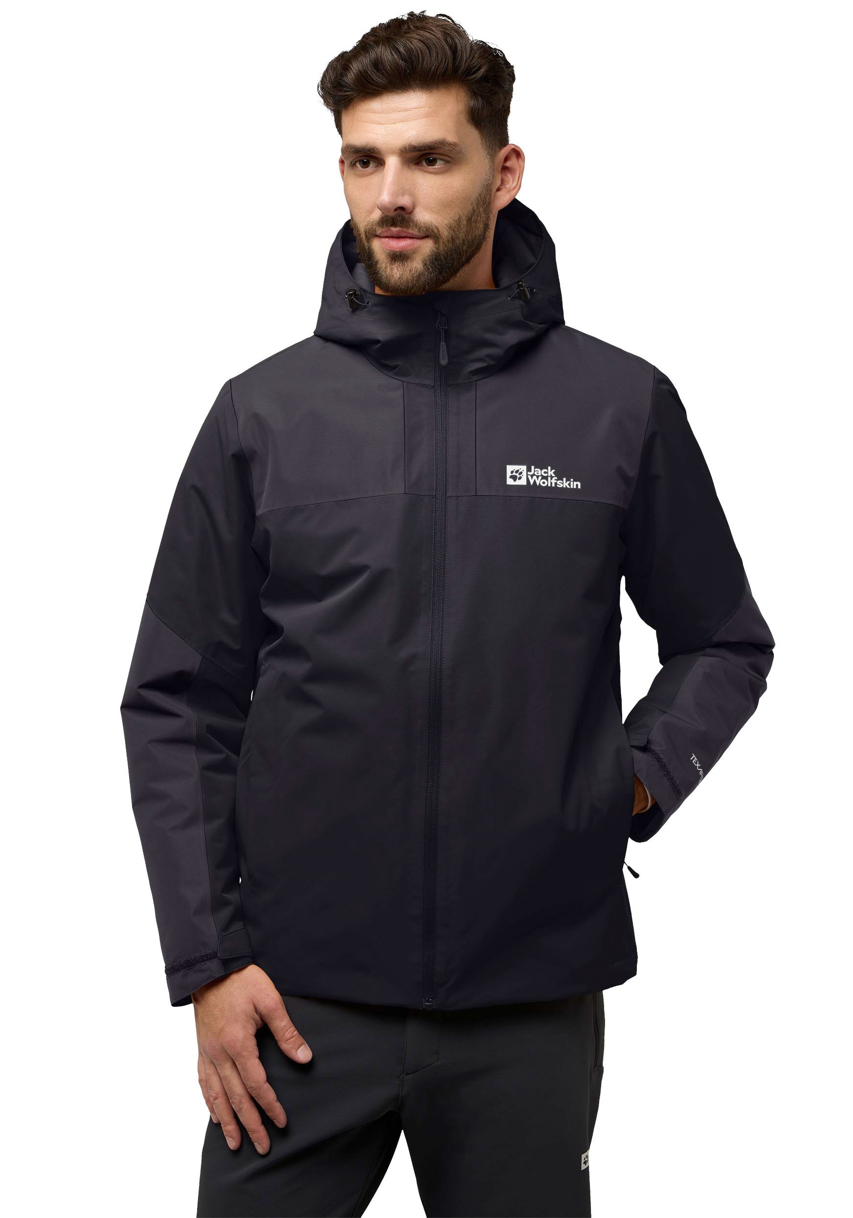 Jack Wolfskin Funktionsjacke "Funktionsjacke JASPER", mit Kapuze