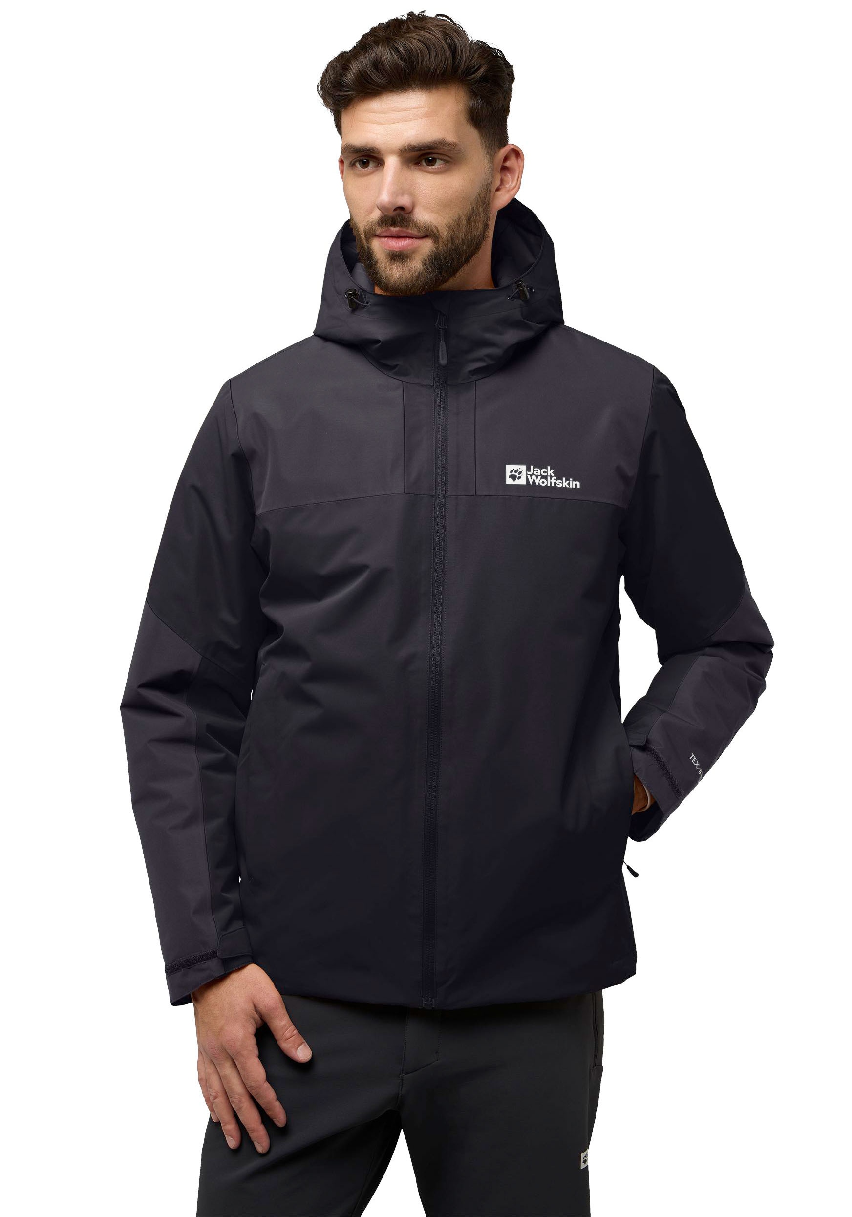Jack Wolfskin Funktionsjacke "JASPER", mit Kapuze, Wärmend, winddicht, Über günstig online kaufen