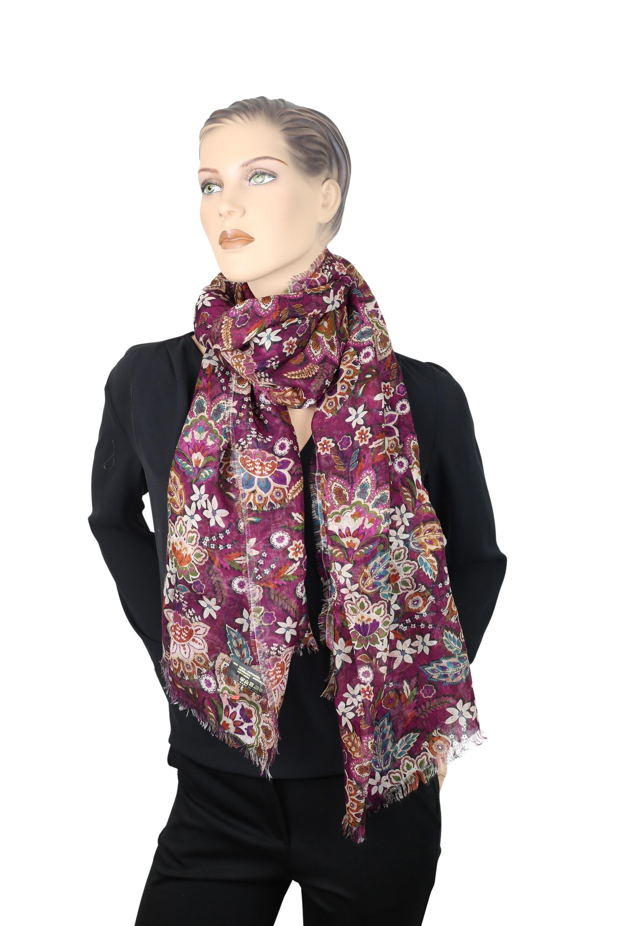 COLLEZIONE ALESSANDRO Modeschal »Secret Garden«, mit Blumenmotiv, Made in Italy