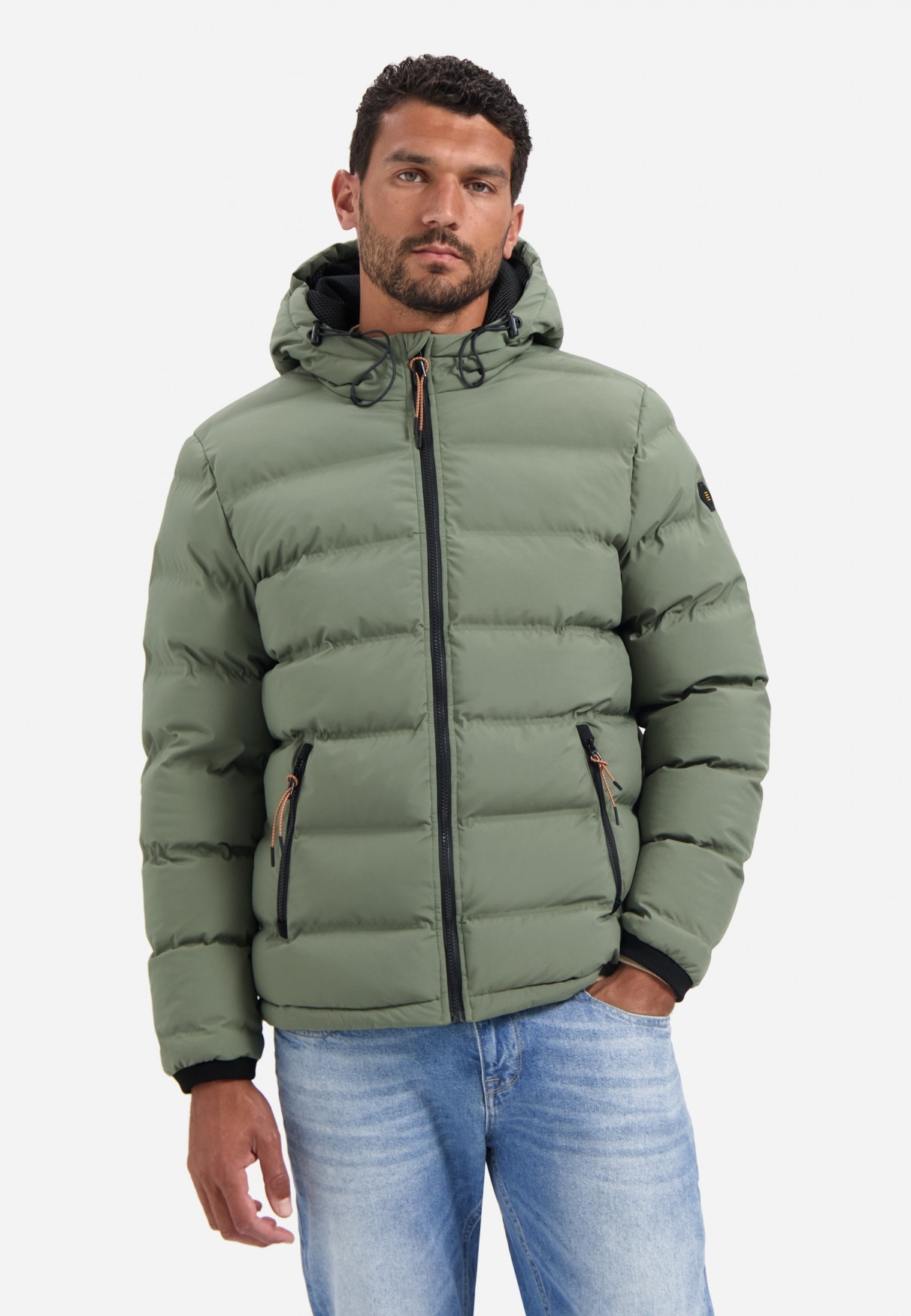 NO EXCESS Steppjacke "No Excess Jacke mit Kapuze Jacket Short Fit Sealed Ho günstig online kaufen
