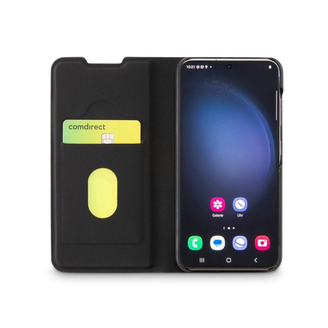 Hama Smartphone-Hülle »Booklet für Samsung Galaxy S23, resistentes Kunstleder«, Standfunktion und Einsteckfach mit Fingeröffnung