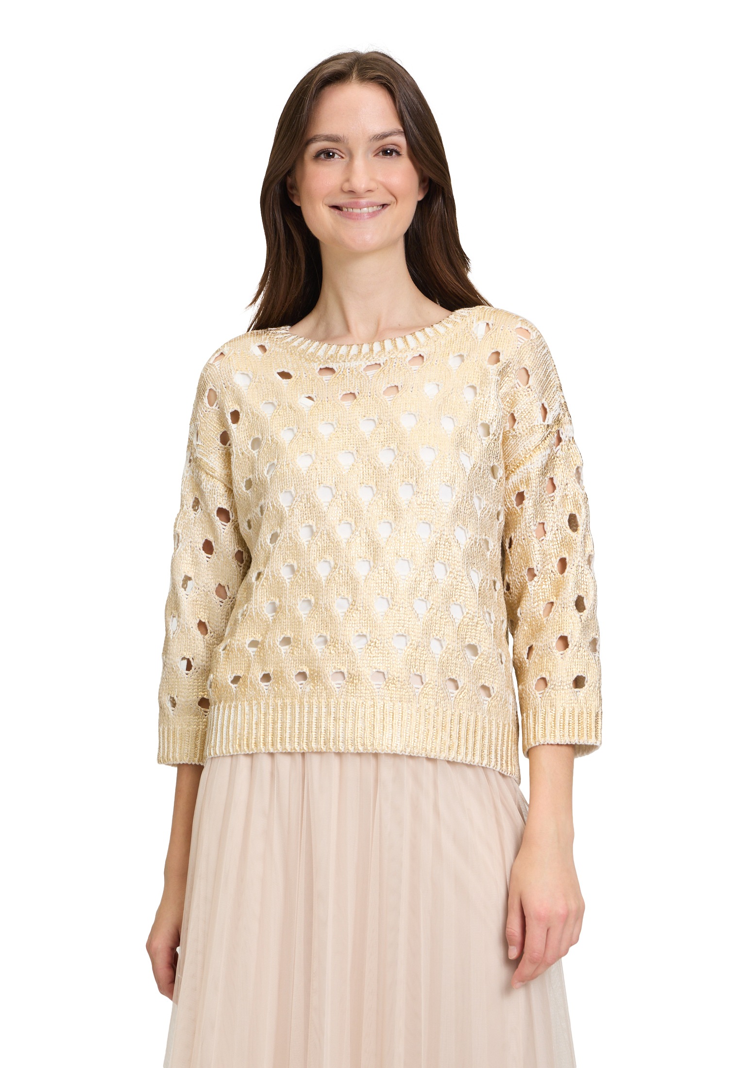 Betty&Co Strickpullover "Betty & Co Damen Strickpullover mit Struktur", (1 günstig online kaufen
