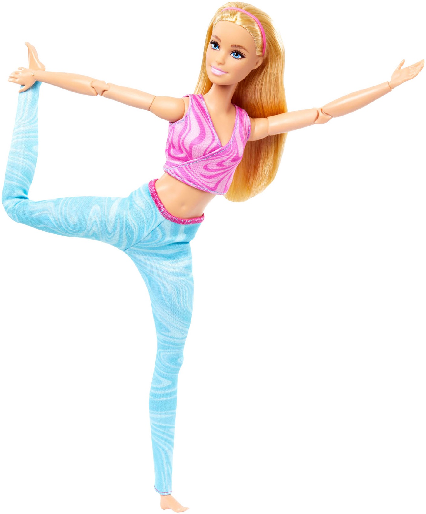 Barbie Anziehpuppe »Made to Move - mit blondem Haar«