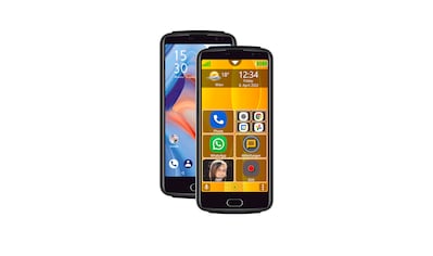 Smartphone »M7 4G Senior«, Schwarz, 14 cm/5,5 Zoll, 32 GB Speicherplatz, 13 MP Kamera