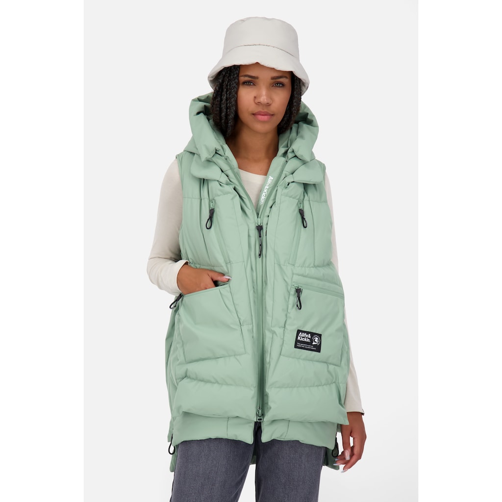 Alife & Kickin Steppweste »RachaAK A Long Vest Damen Steppweste, Weste«