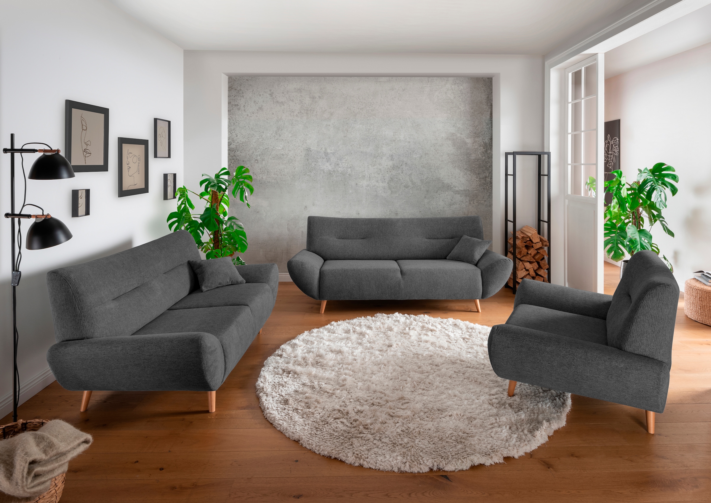 INOSIGN Polstergarnitur "Drago elegant und zeitlos, komfortabel, moderne Fo günstig online kaufen