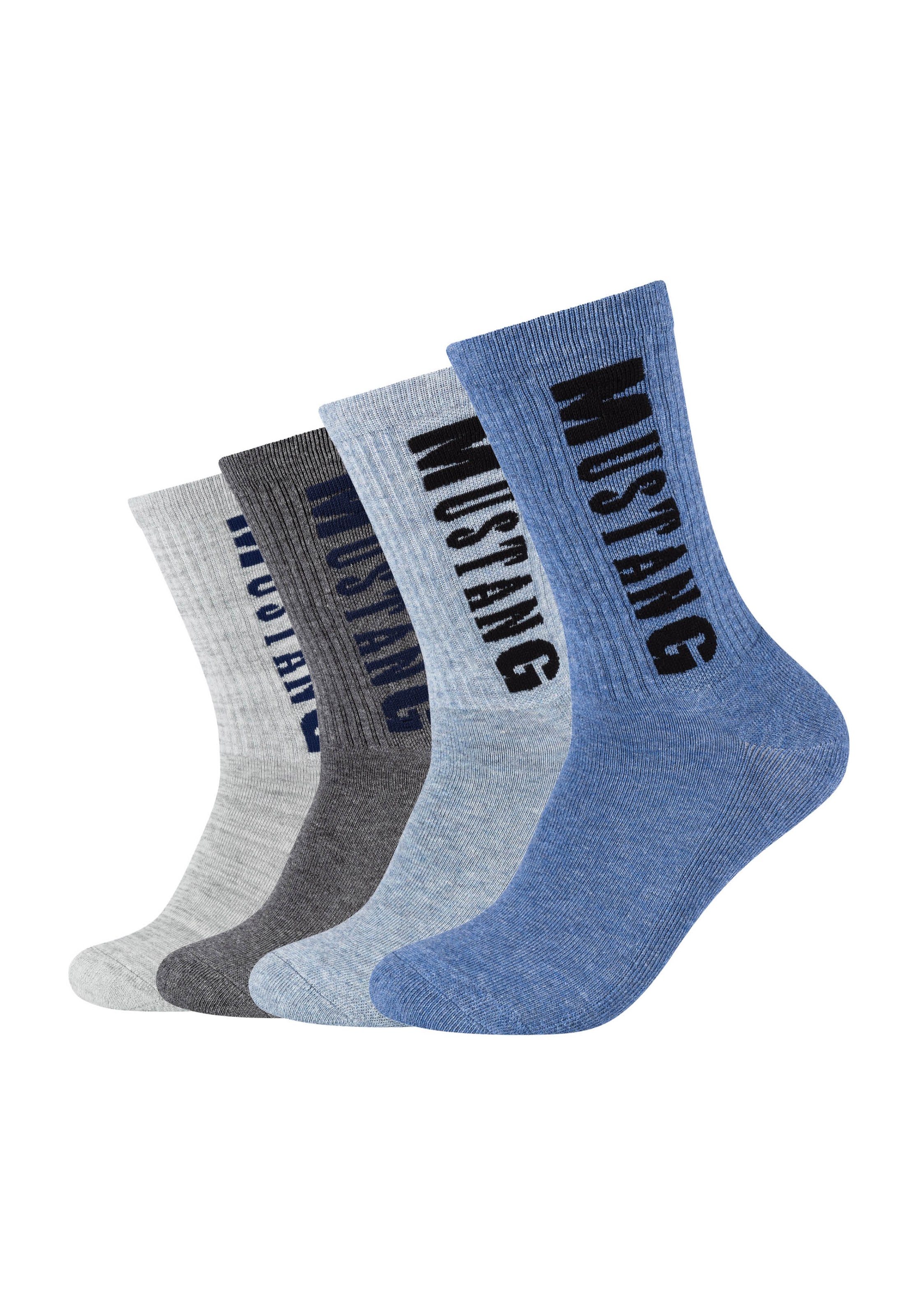 MUSTANG Socken "casual" weicher Komfortbund, atmungsaktiv