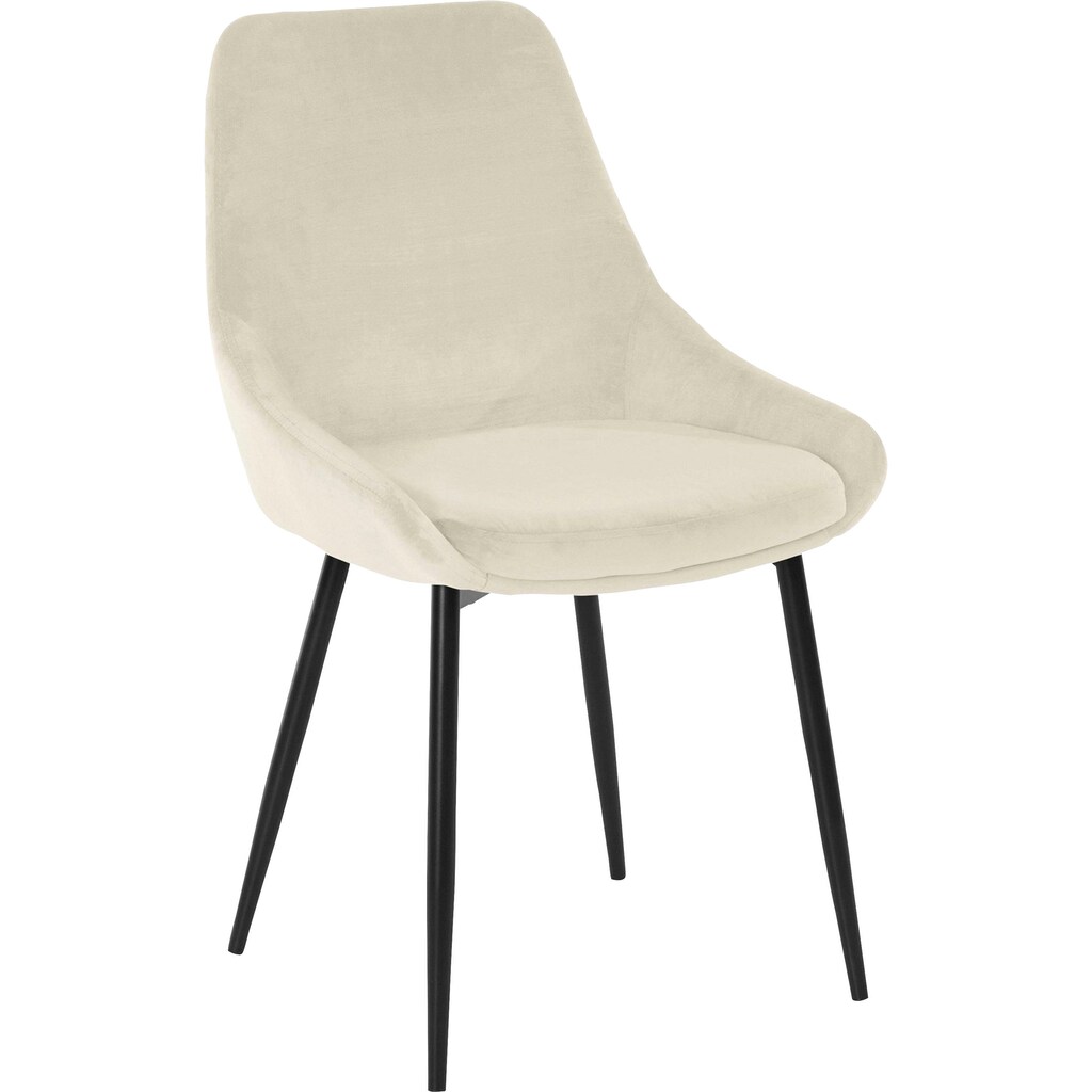 INOSIGN Stuhl »Niam«, (Set), 2 St., Velvet, in modernem Design