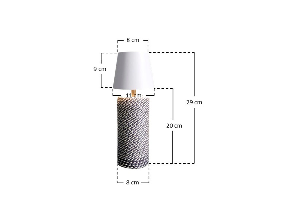 SalesFever LED Tischleuchte »Akku«, 1 flammig, tragbar und wiederaufladbar, stufenloses Dimmen