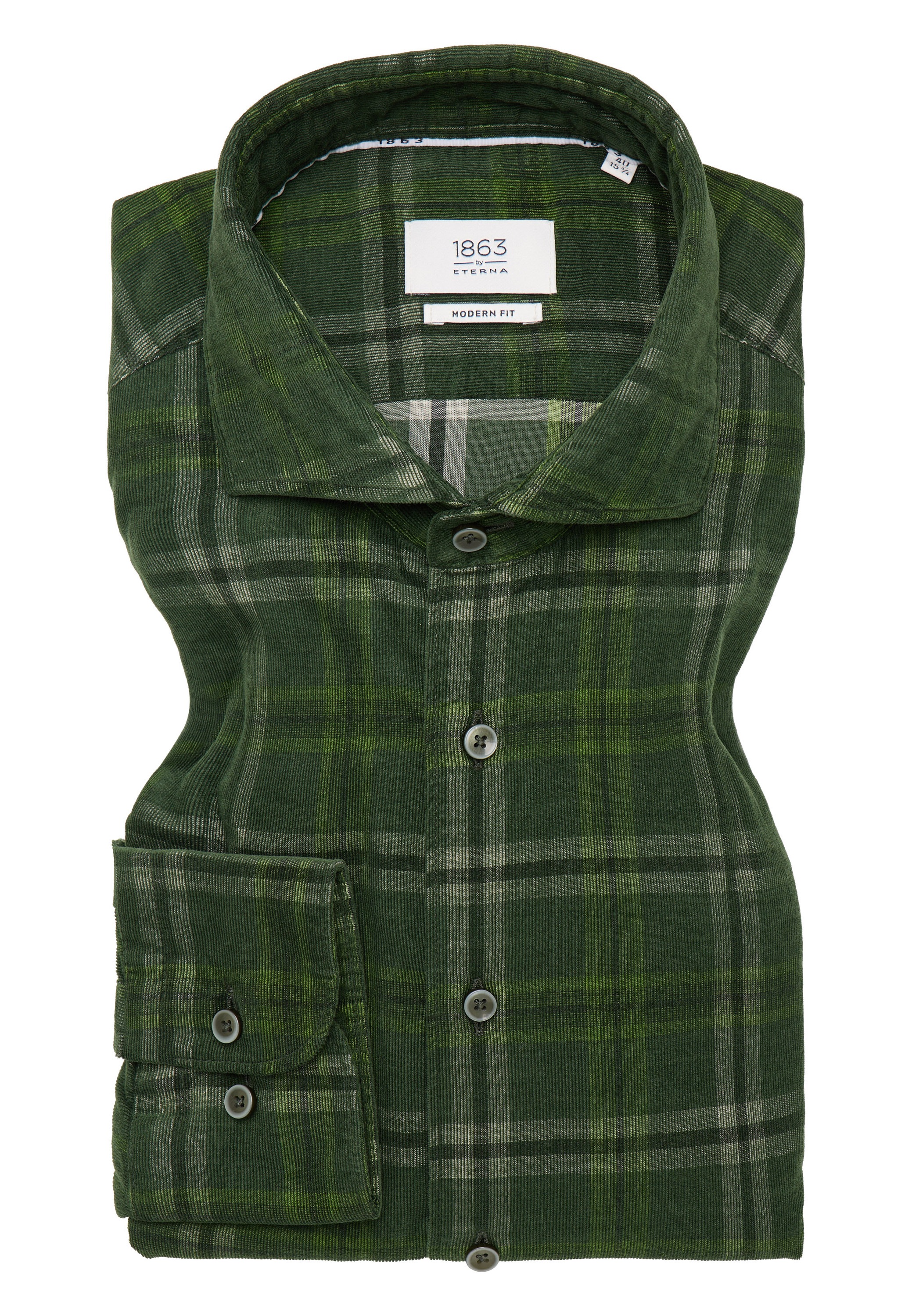 Eterna Langarmhemd »MODERN FIT«, EASY IRON (bügelleicht)