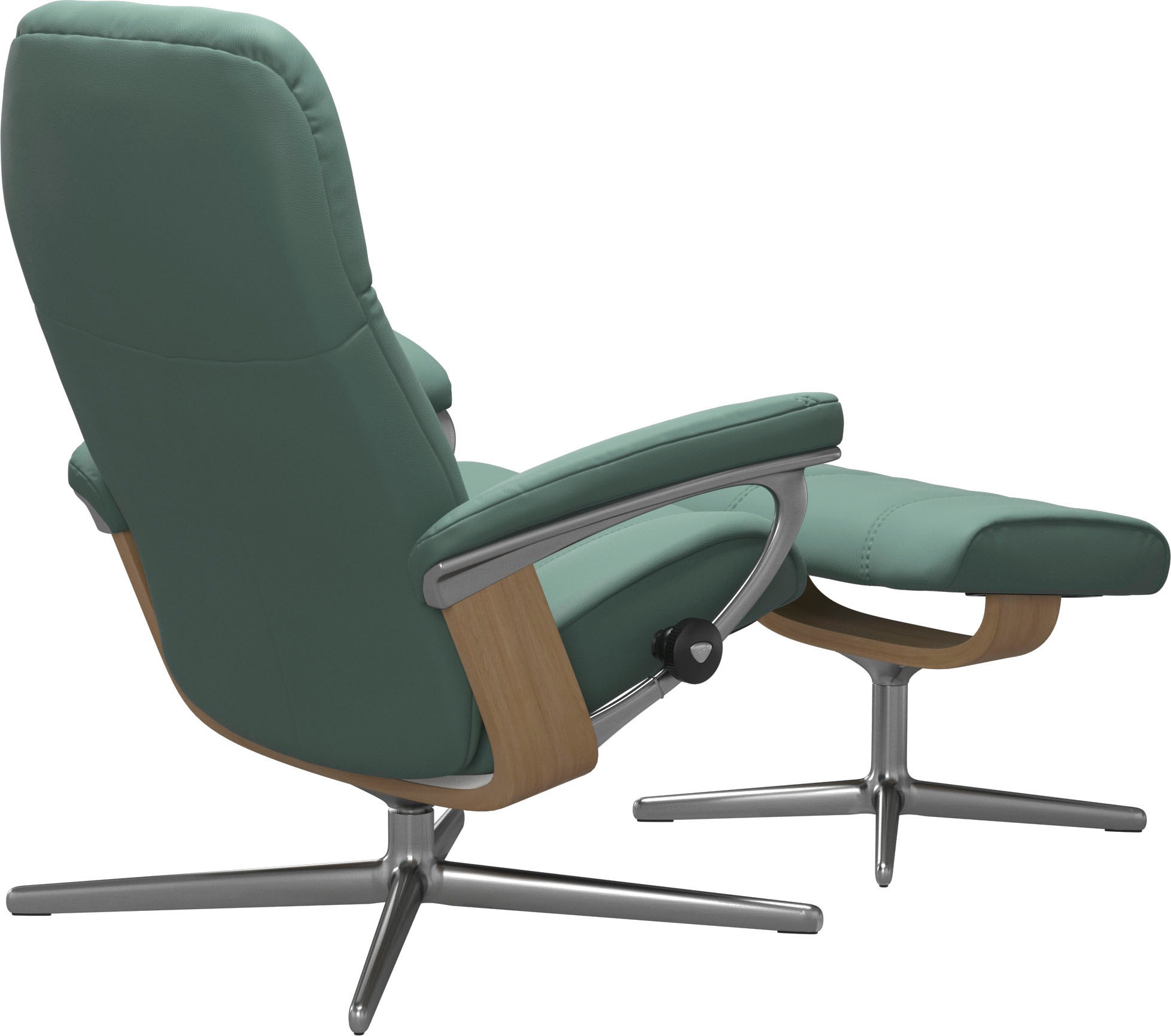 Stressless® Fußhocker »Consul«, mit Cross Base, Größe S, M & L, Holzakzent Eiche
