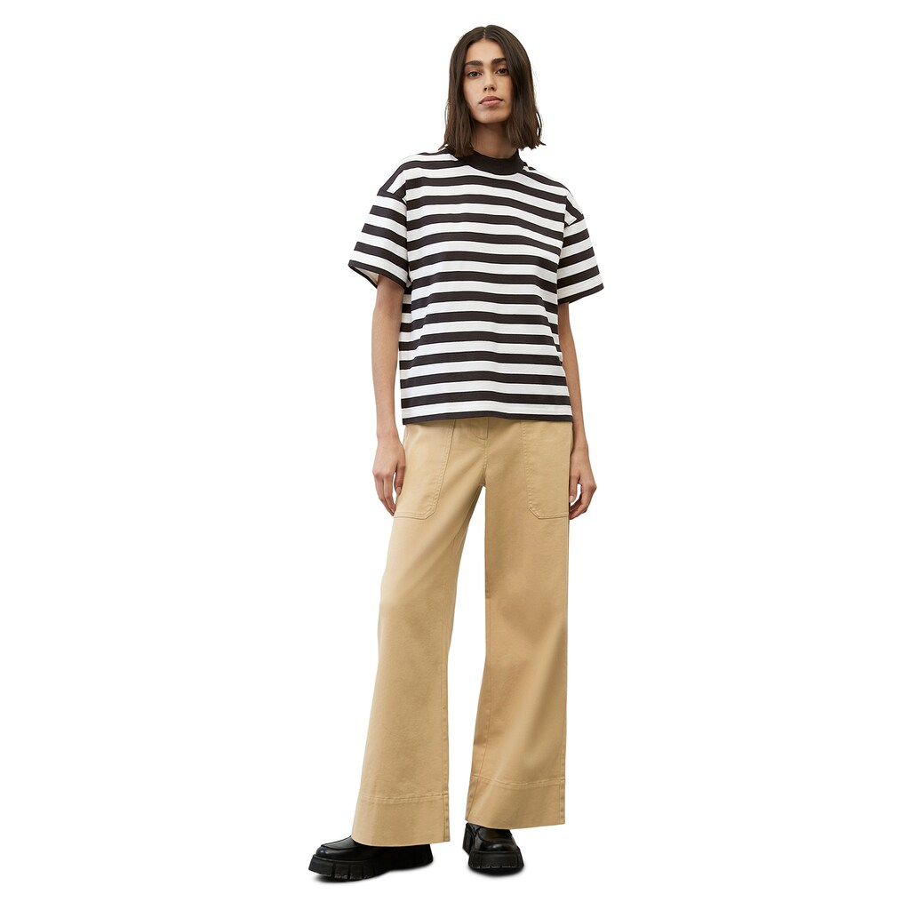 Damenmode Shirts & Sweatshirts Marc O'Polo T-Shirt »aus Heavy Jersey-Qualität« schwarz Damenmode Shirts & Sweatshirts Marc O'Polo T-Shirt »aus Heavy Jersey-Qualität« schwarz