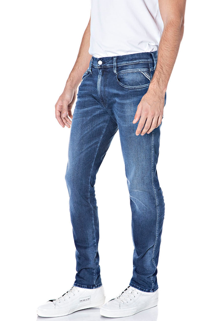 Replay Slim-fit-Jeans "ANBASS HYPERFLEX BIO"