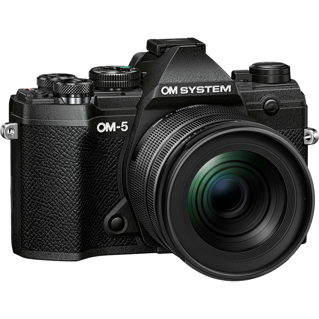 Olympus Systemkamera »OM-5 1245 Kit«, M.Zuiko Digital ED 12‑45mm F4 PRO, 20,4 MP, WLAN (Wi-Fi)-Bluetooth