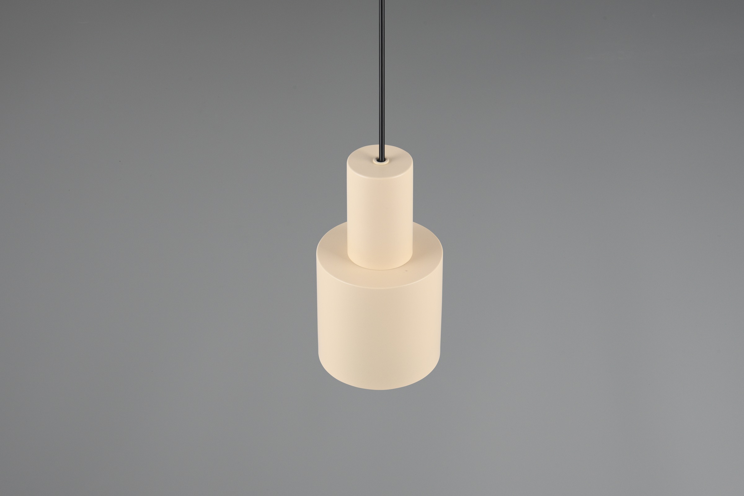 TRIO Leuchten Pendelleuchte »AGUDO, Hängelampe 1-flammig, exkl 1xE27 max 10W, höhenverstellbar«, 1 flammig, Leuchtmittel E27 | Leuchtmittel wechselbar, Hängelampe Ø 12cm, bis max 150cm Abhängung, Küche Esszimmer Wohnzimmer