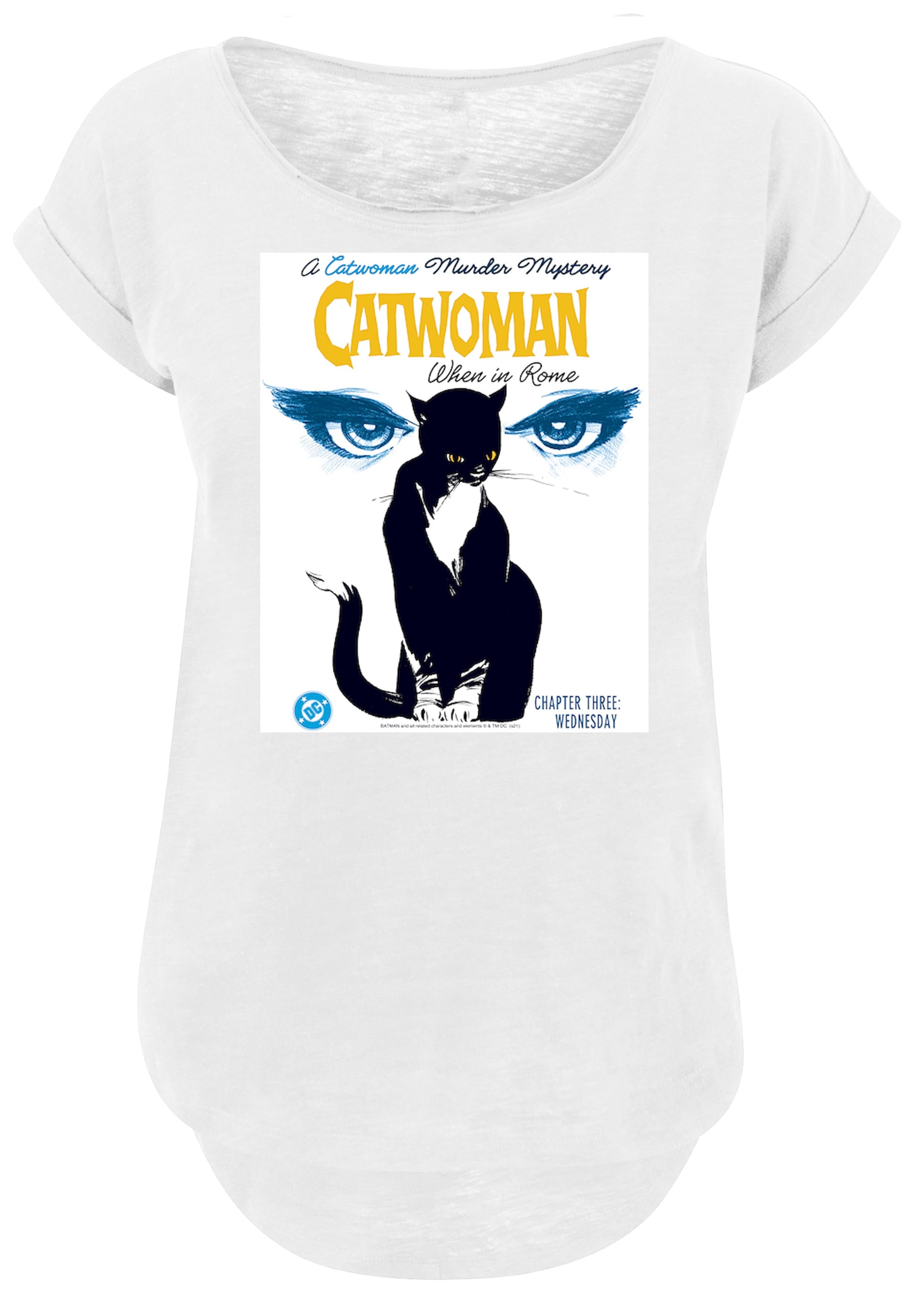 F4NT4STIC T-Shirt »DC Comics Batman Catwoman When In Rome«, Damen,Premium Merch,Lang,Longshirt,Bedruckt