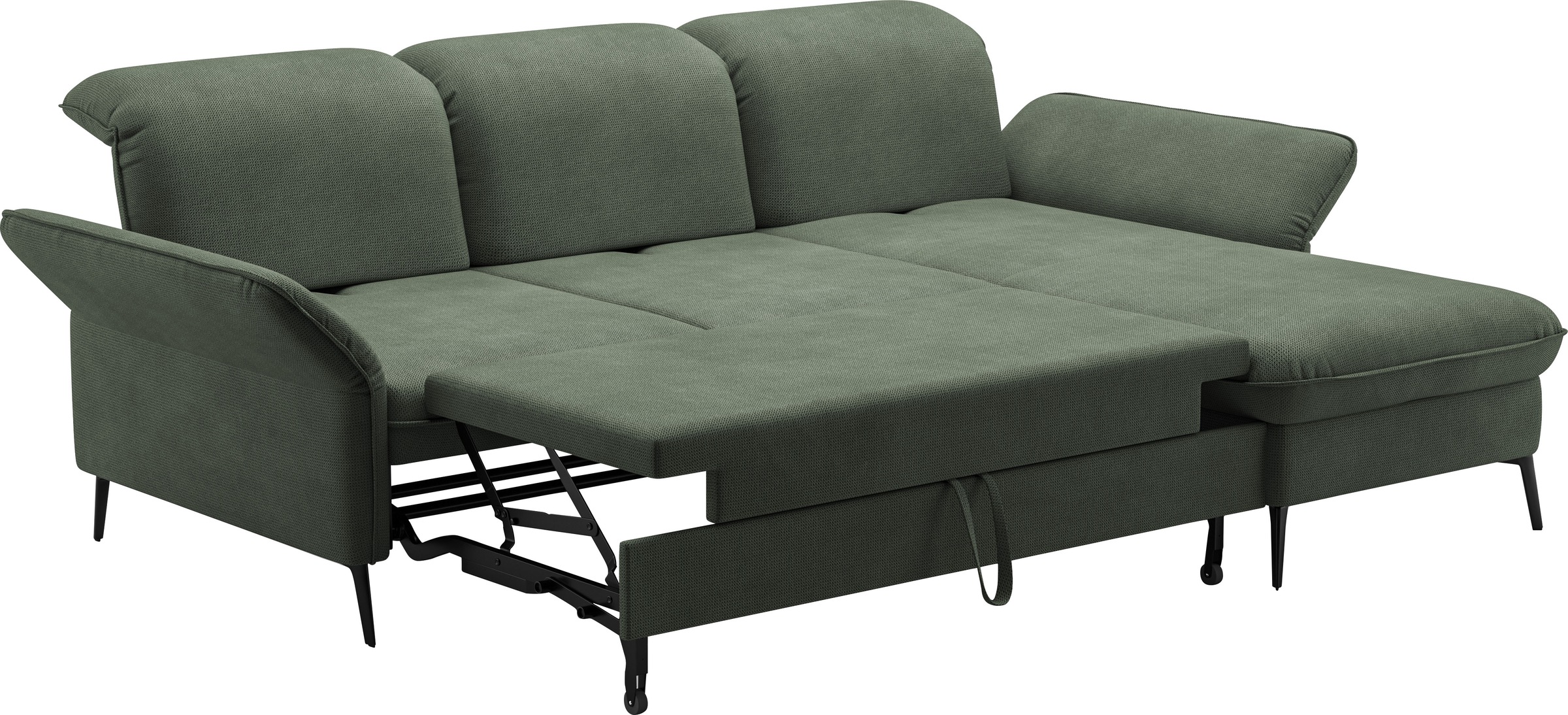 sit&more Ecksofa »Emely«, mit Sitztiefenverstellung optional mit Bettfunktion und Bettkasten