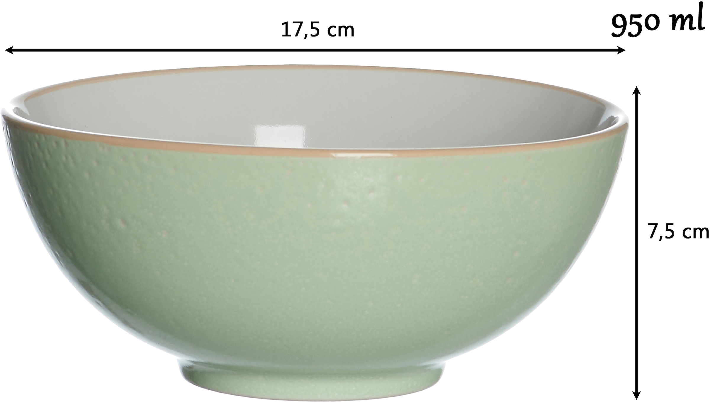 Ritzenhoff & Breker Schale »Puebla« 2 Stk. aus Steinzeug Buddha-Bowls, Ø 17,5 cm