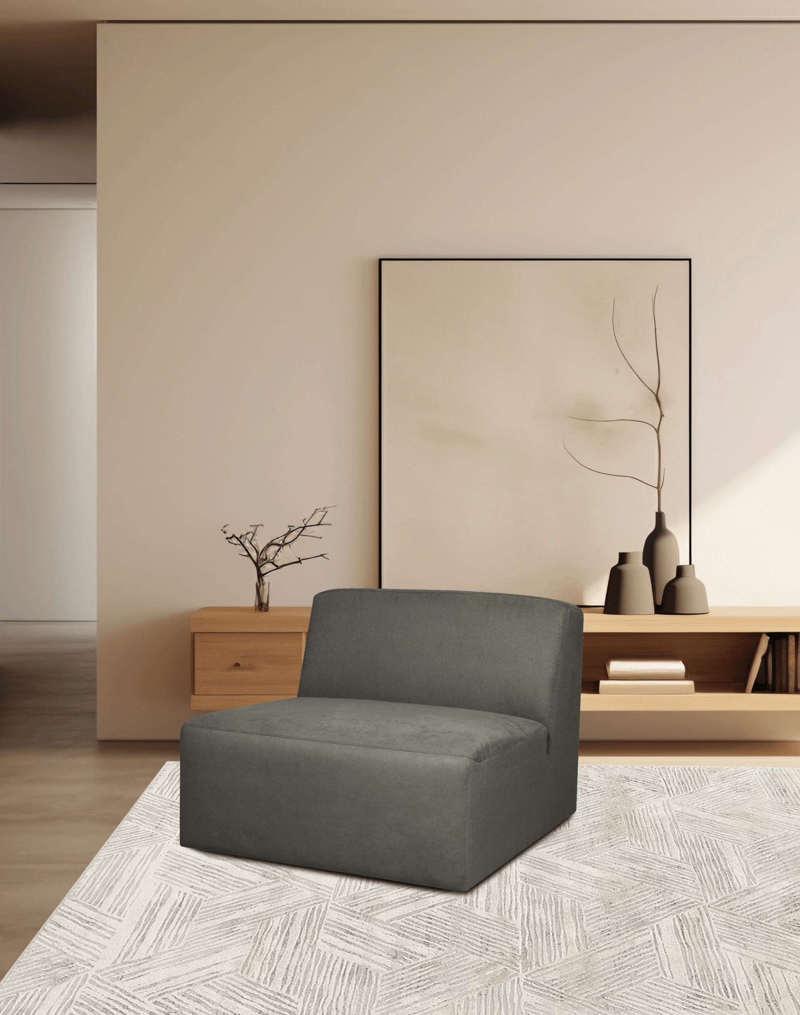 OTTO home 1,5-Sitzer "Kelani" mit dekorativer Knopfsteppung an den Armlehne günstig online kaufen