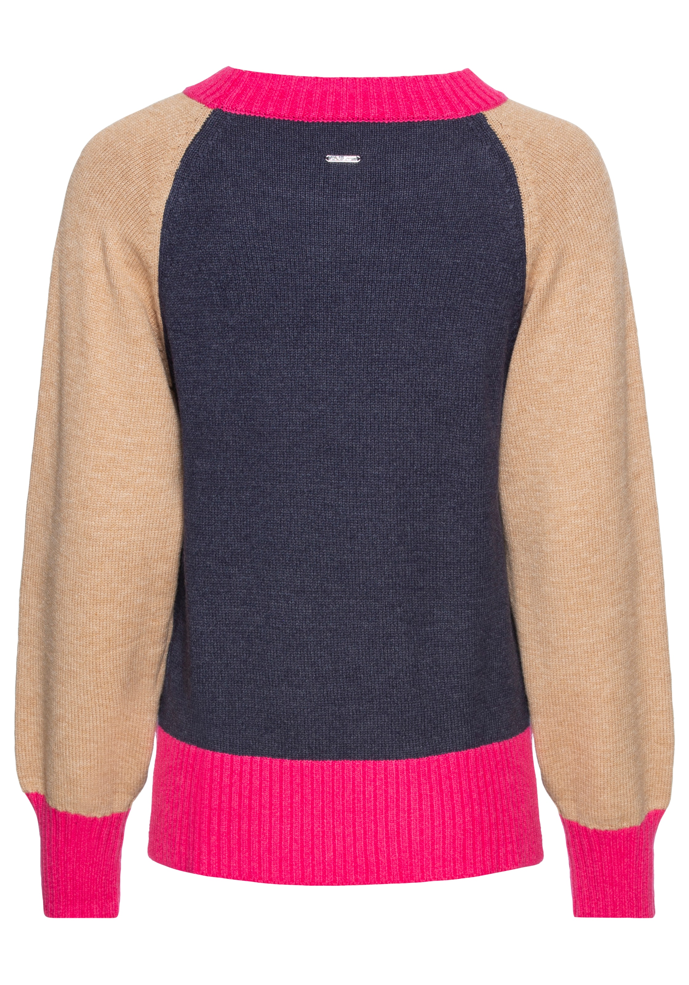 Laura Scott Rundhalspullover, mit Colorblock