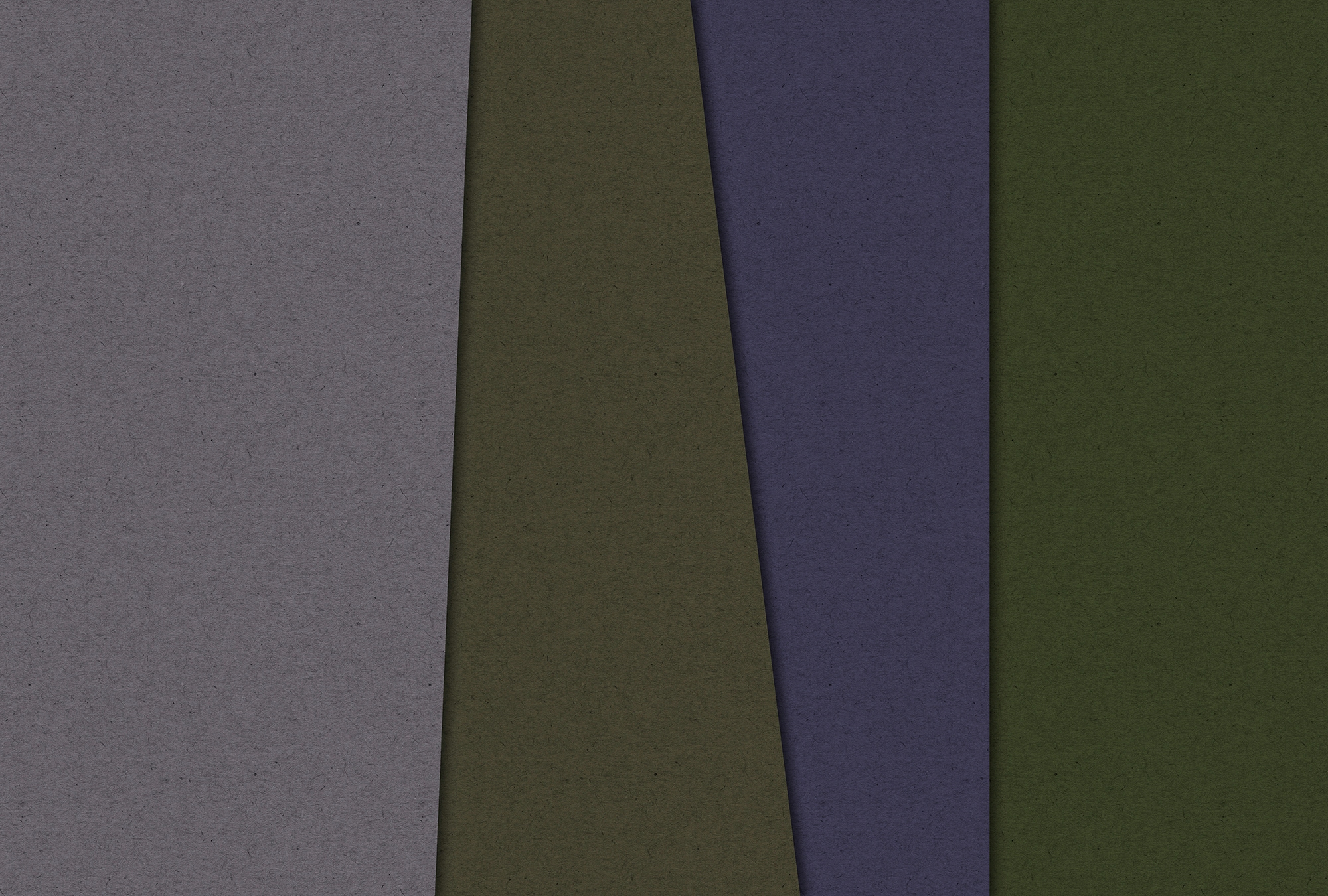 living walls Fototapete "Walls by Patel Layered Cardboard 3" glatt Vlies, Wand, Schräge