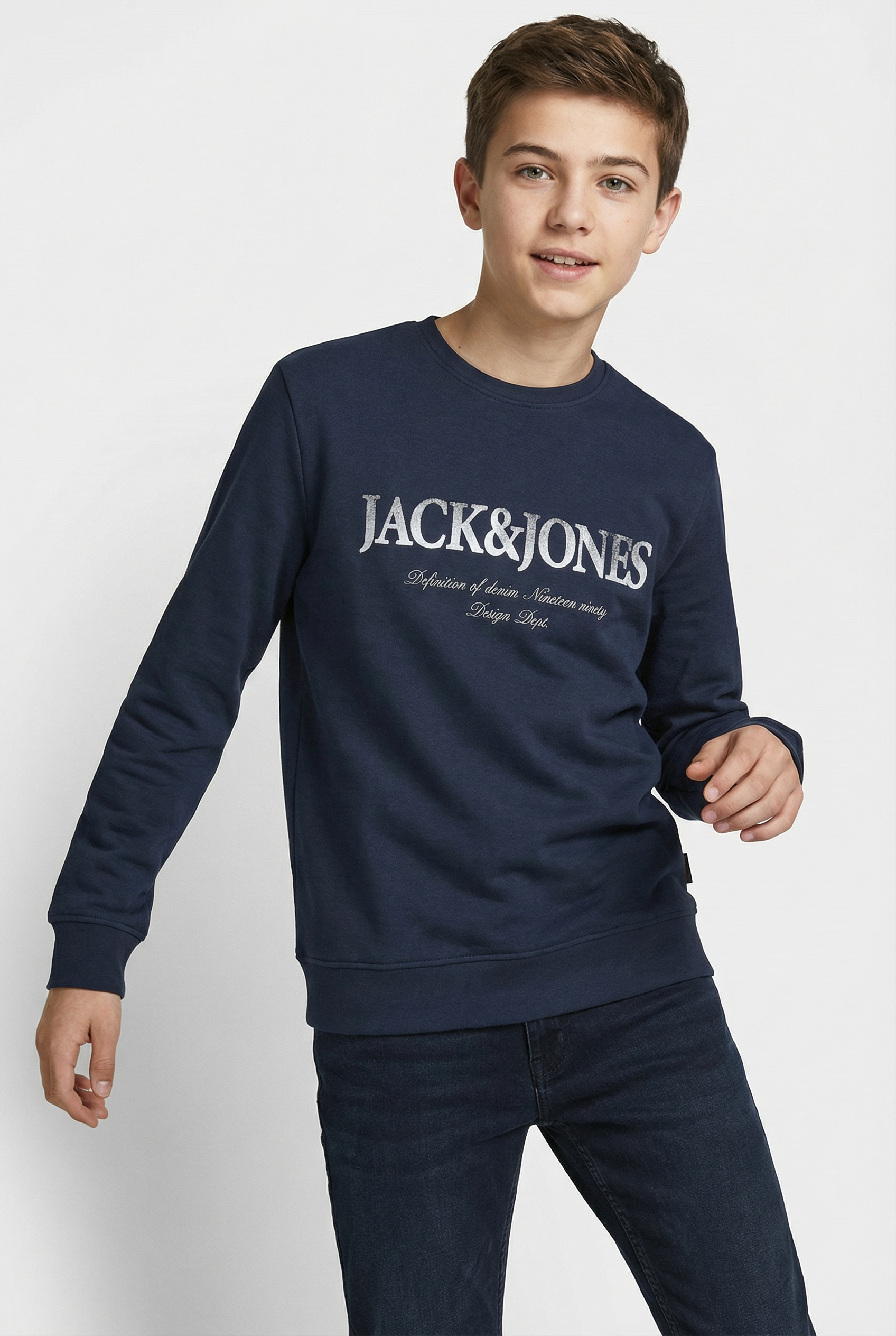 Jack & Jones Junior Sweatshirt »JJDEVIN DAYTONA PRINT SWEAT CREW N JNR«, mit Logoprint
